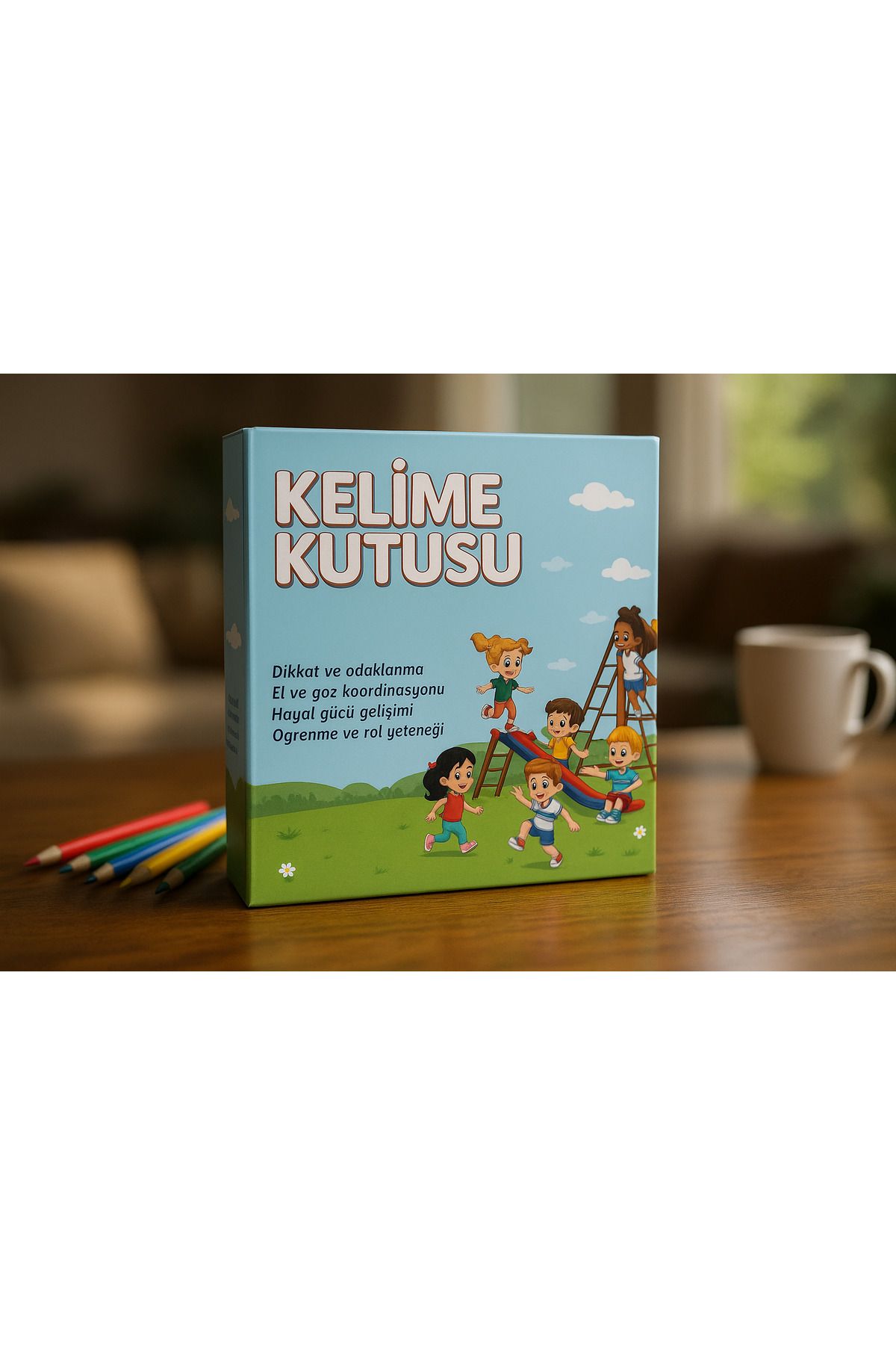 Schila Kelime Kutusu Eğitici Zeka Oyunu - Harf Eşleştirme, Heceleme, Alfabe, Okuma Seti