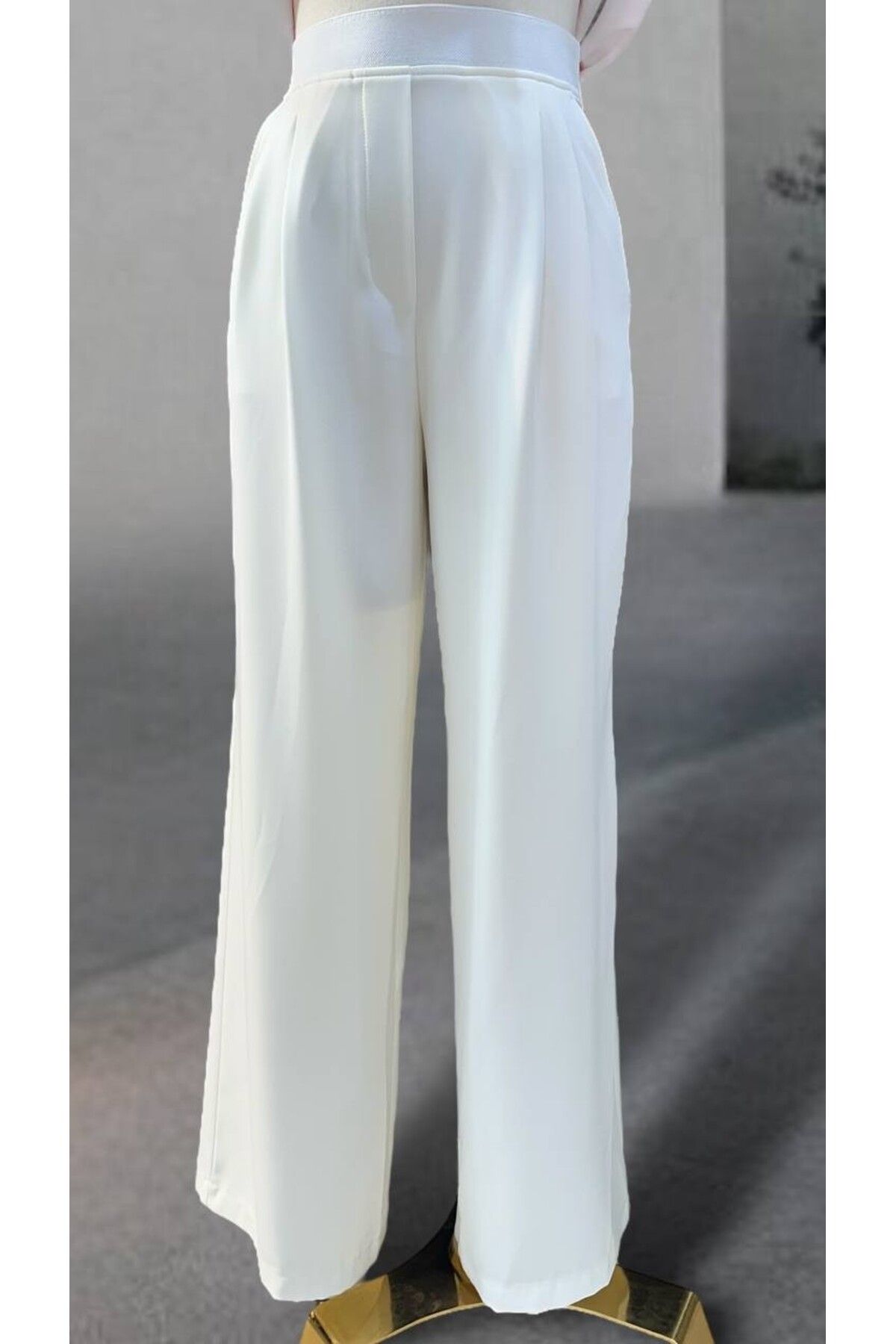 Sentez İyon Pileli Pantolon Z-5592