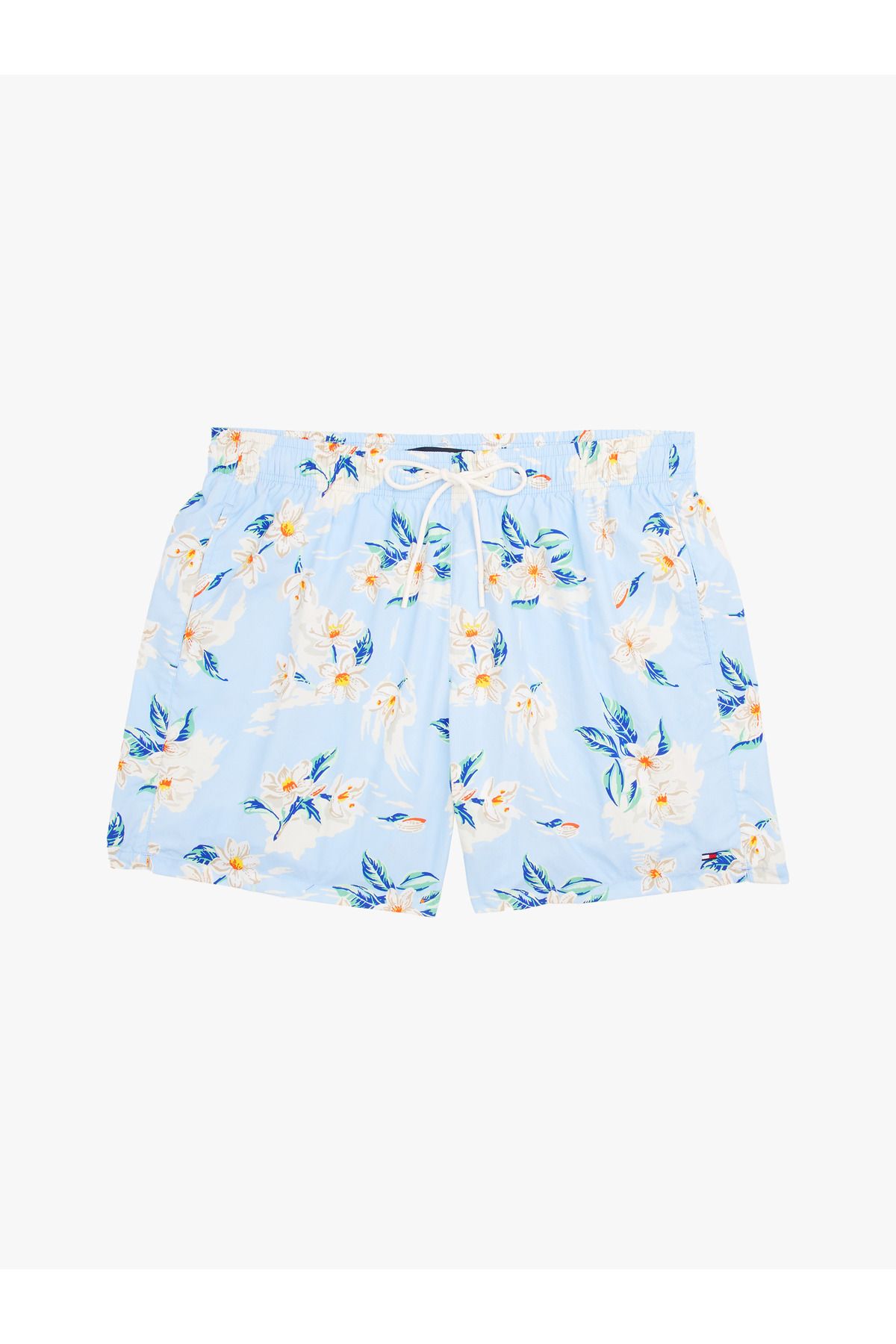 Tommy Hilfiger-Medium Drawstring Print Swim Shorts 5