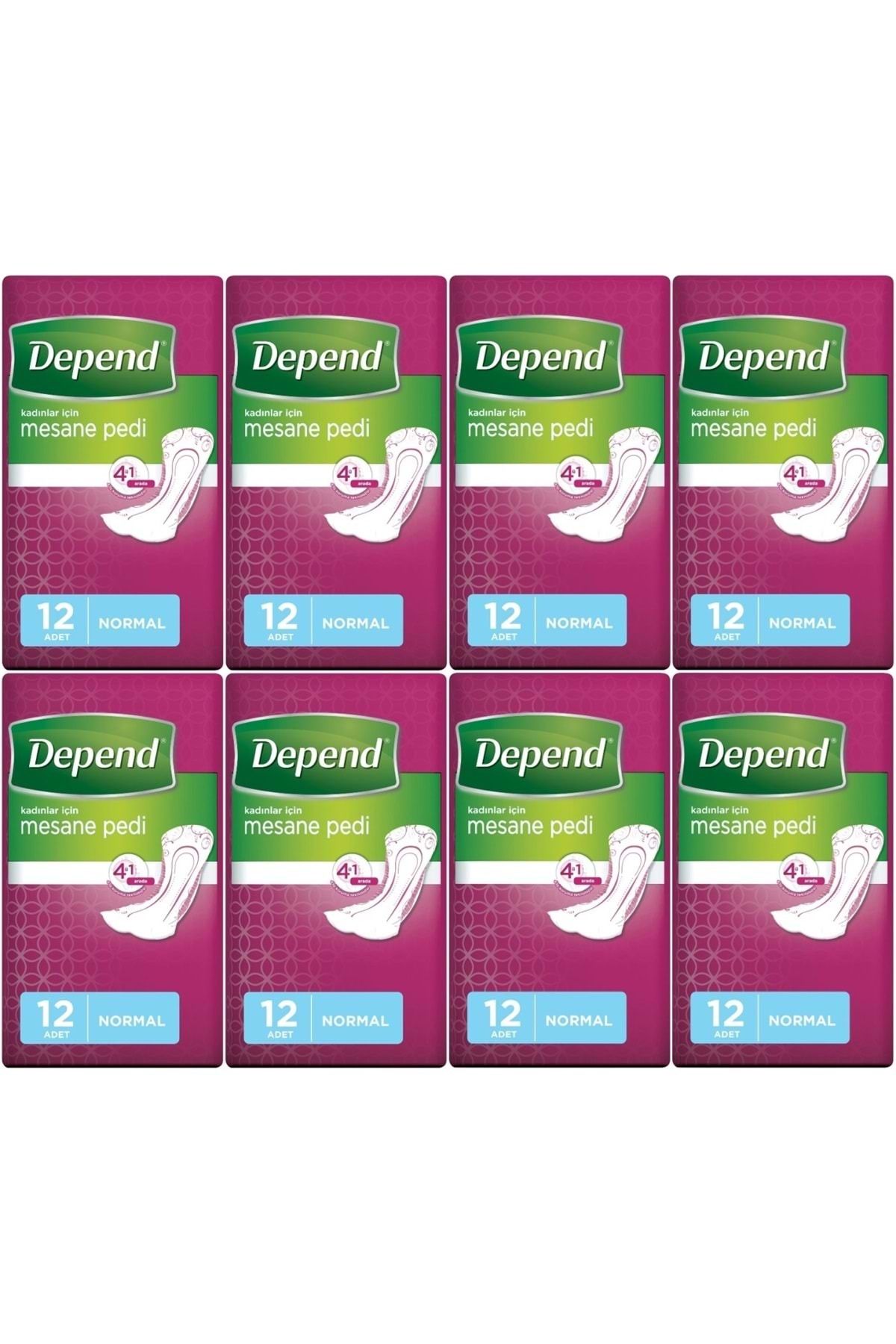 Depend Mesane Pedi Kadın Normal 96 Adet