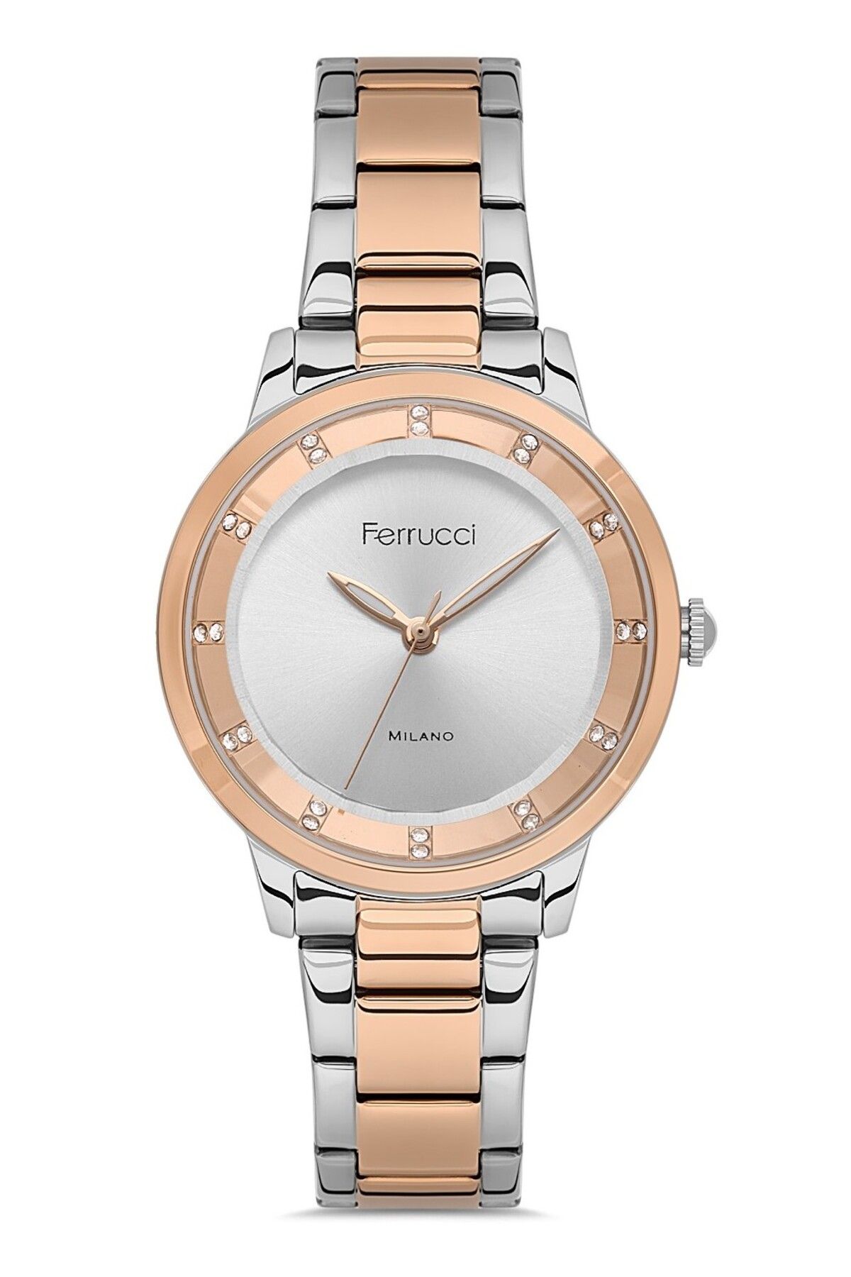 Ferrucci KADIN KOL SAATİ FC042503456M.03640003 GÜMÜŞ-ROSE