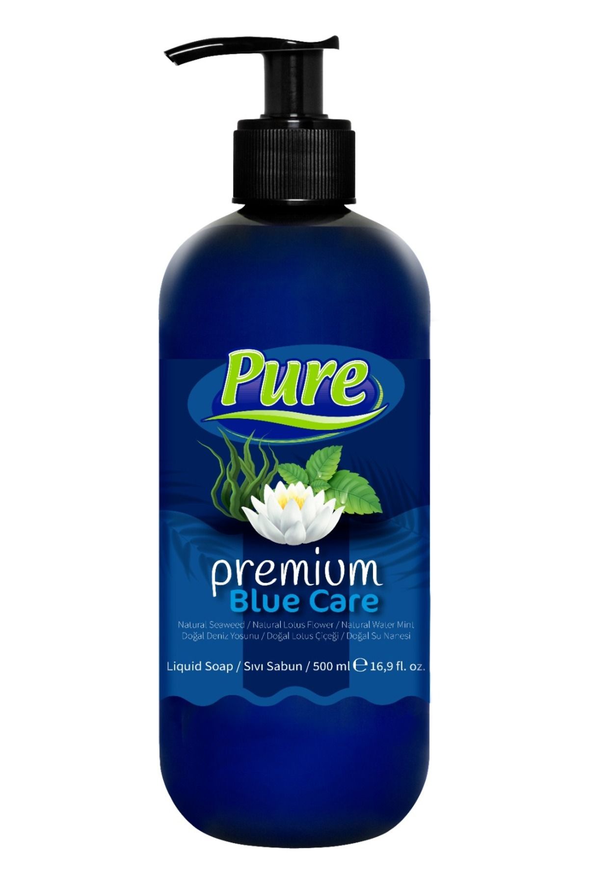 Pure Sapun Lichid Premium Blue Care, 500ml - One Size