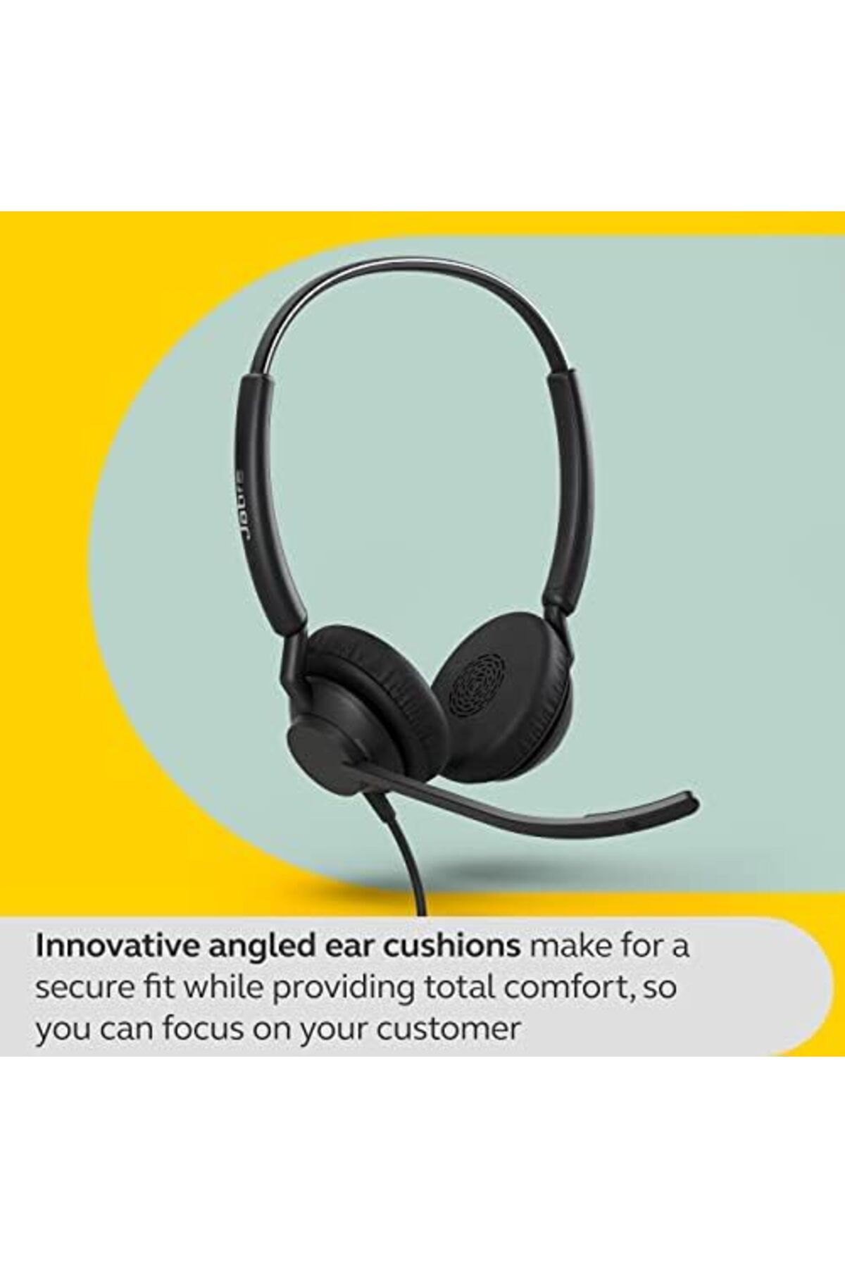 Jabra-Jabra Engage 40 Wired Stereo Headset with Integrated Call Control, Noise-Cancelling Microphone, Extr 5