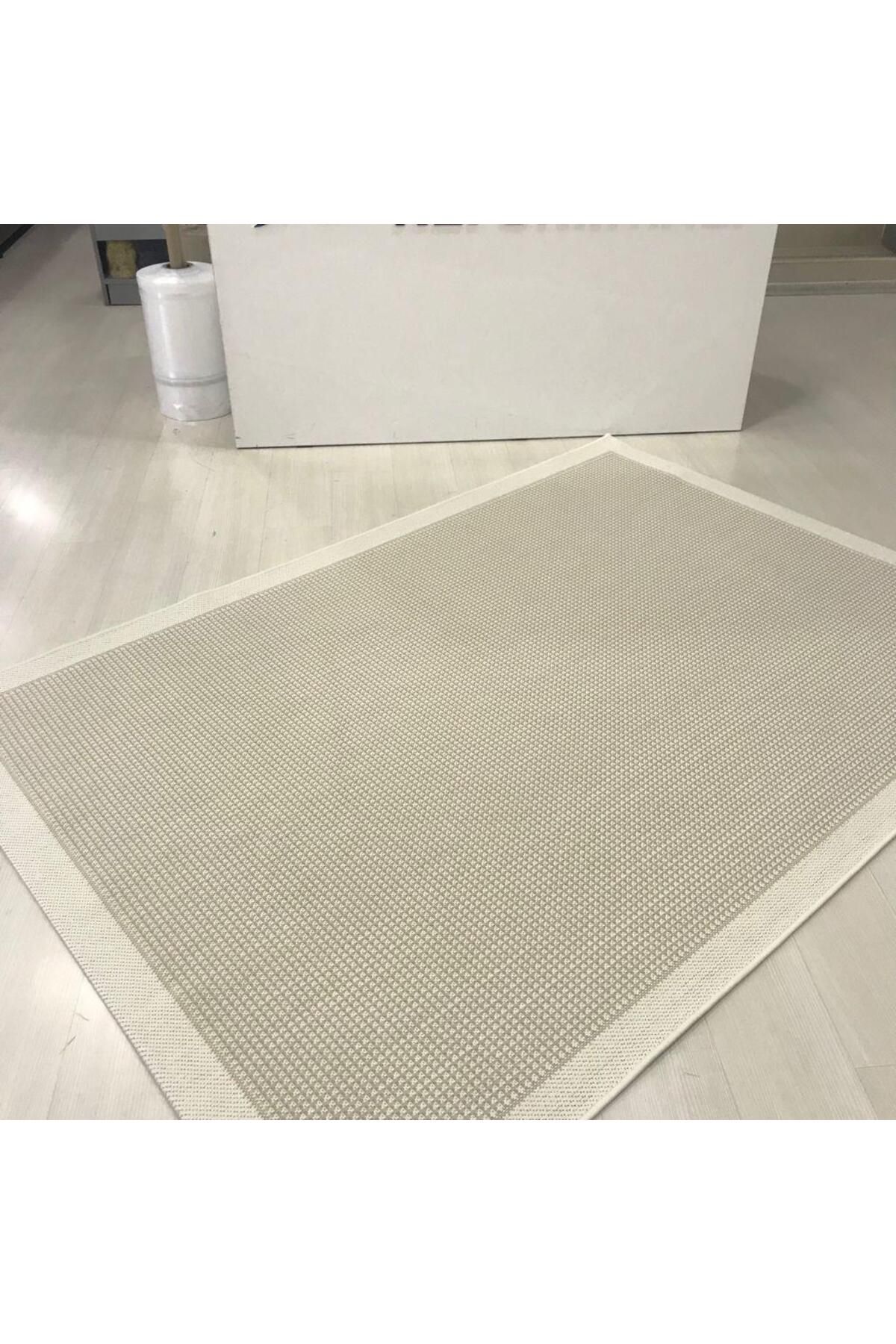 Halıcı Mustafa Jüt Sisal Halı 9427 Bej Krem Serisi Salon Oturma Yatak Odası Halısı