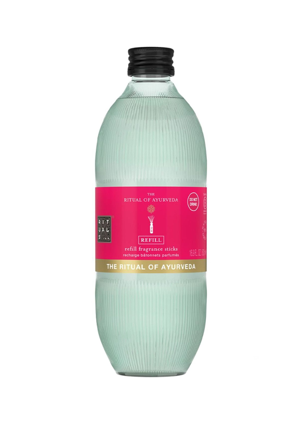Rituals The Ritual of Ayurveda Oda Kokusu Yedek Şişesi, 500 ml, Hint Gülü ve Badem Yağıyla Dingin Aromalar
