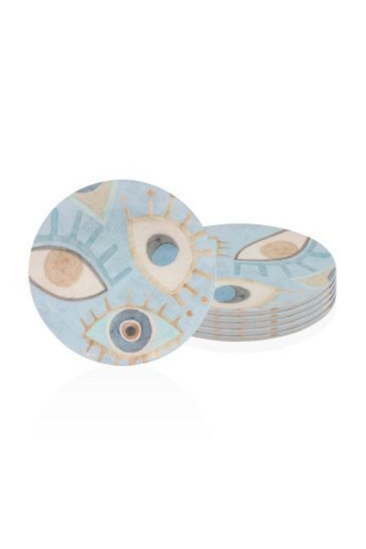 GUNES ZUCCACIYE Alya Maison Amulet Servis Tabağı 6lı Set - 26 Cm