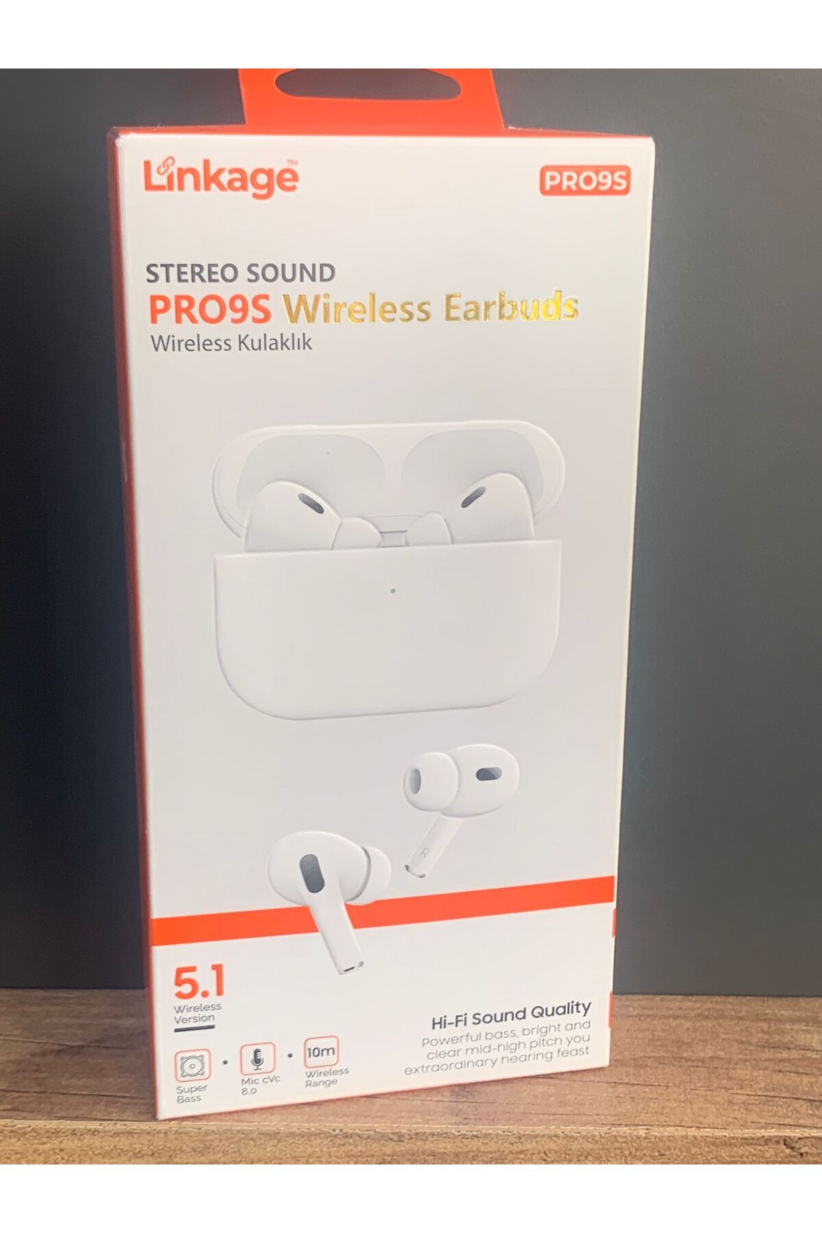 shop PRO9S Kulakiçi Yüksek Kaliteli Bluetooth Kulaklık - Beyaz
