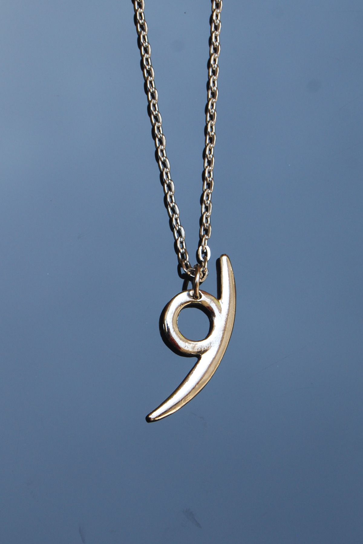 Rua Jewelry Naruto Orochimaru Sembol Anime Fan Kolye - Gümüş Renk Klasik Zincirli
