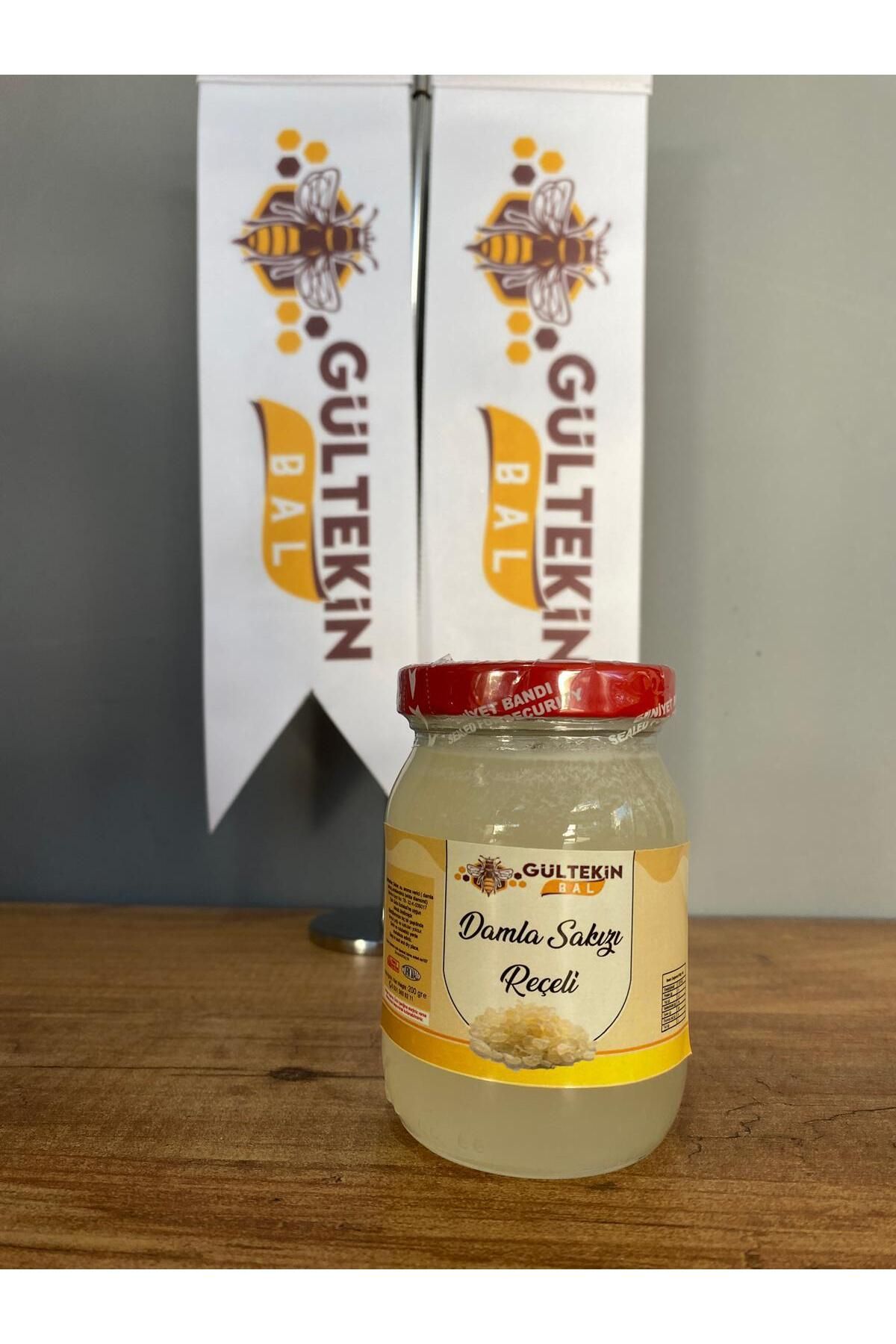 GÜLTEKİN BAL DAMLA SAKIZI REÇELİ 200 GRAM