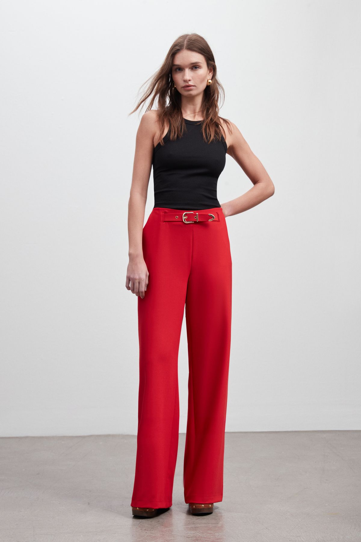 Shn WIDE LEG PANTOLON