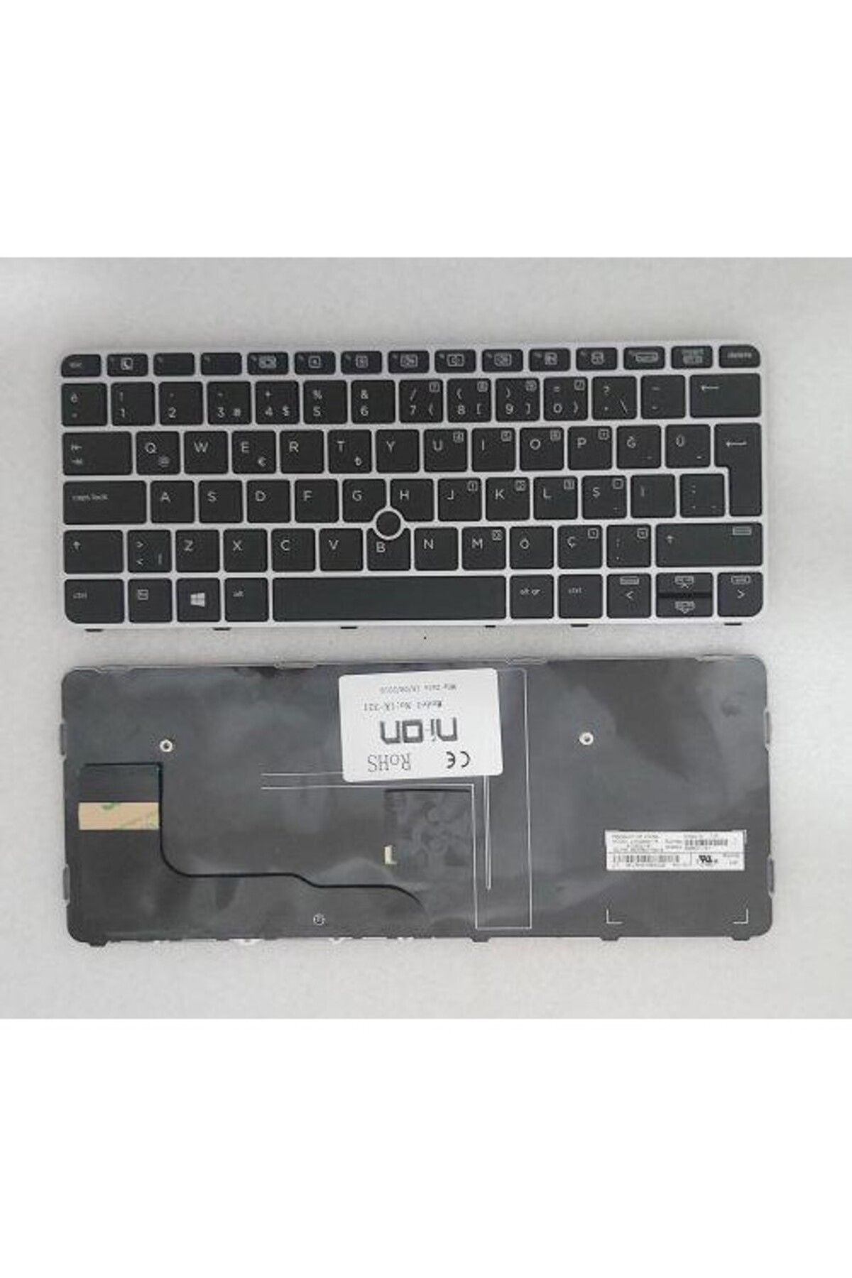 NION Hp 826630-141 uyumlu Notebook Klavye ( TR)