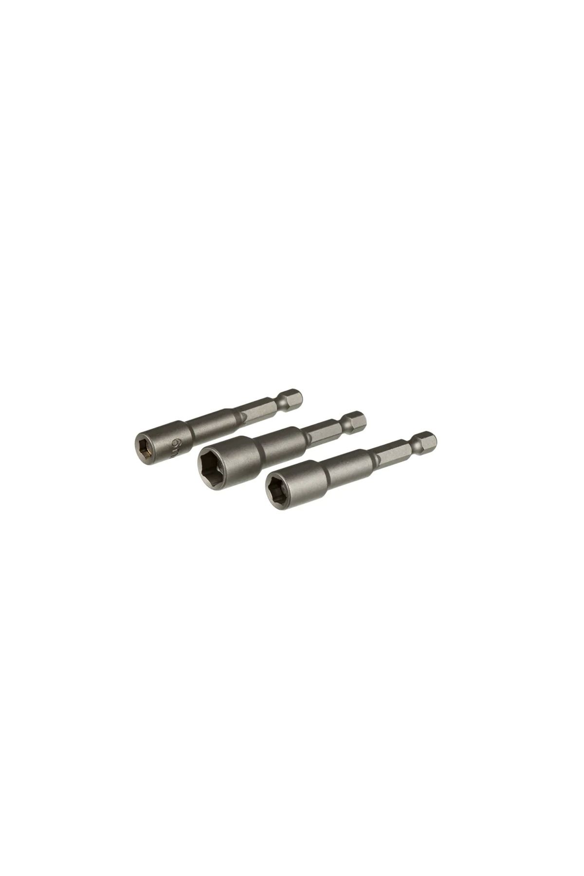 thebestnzm Manyetik Somun Adaptörü - 3 Lü Set 6,8,10X65 Mm