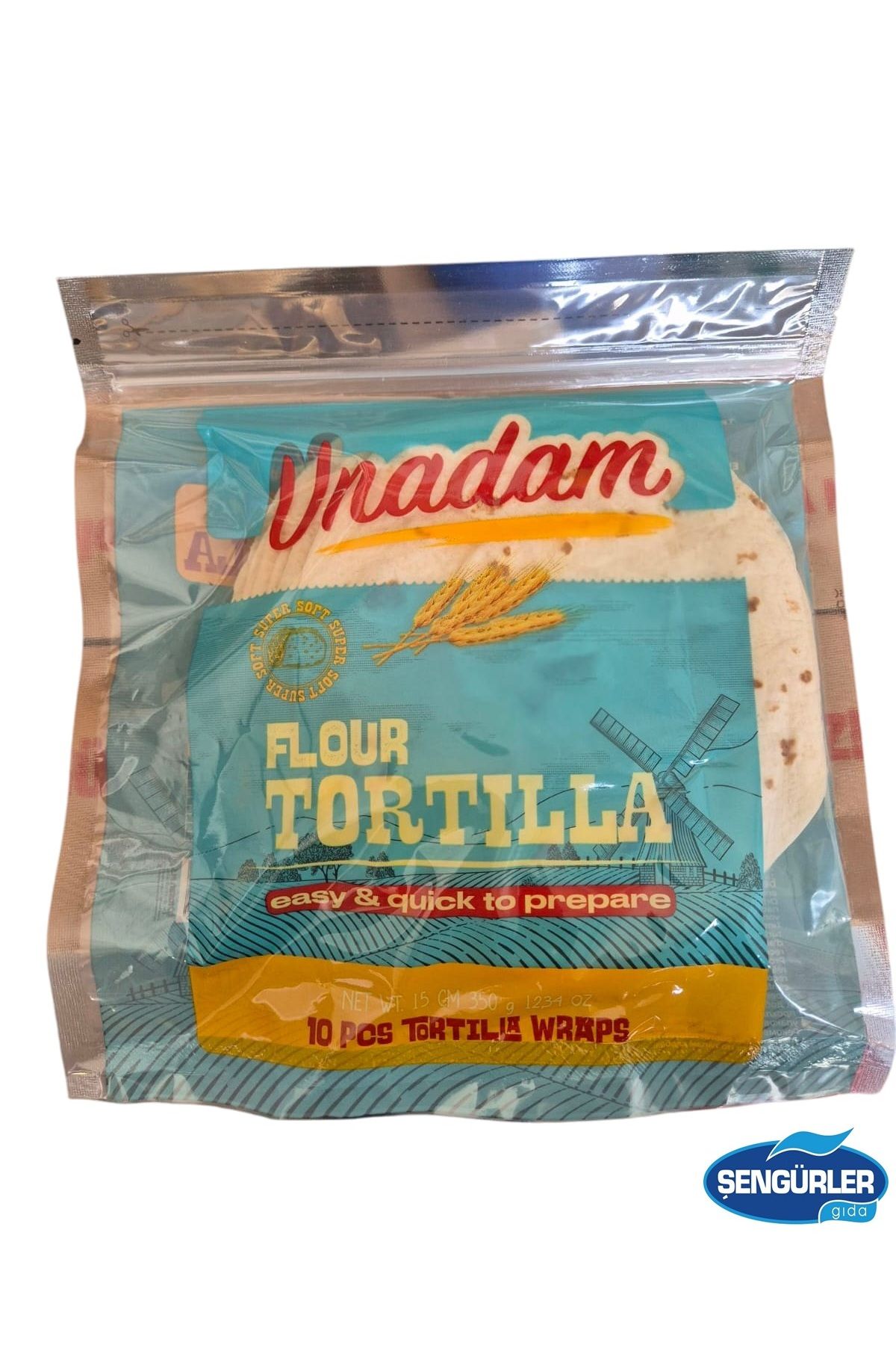 UNADAM TORTİLLA LAVAŞ 15CM 10'LU x 12 PAKET