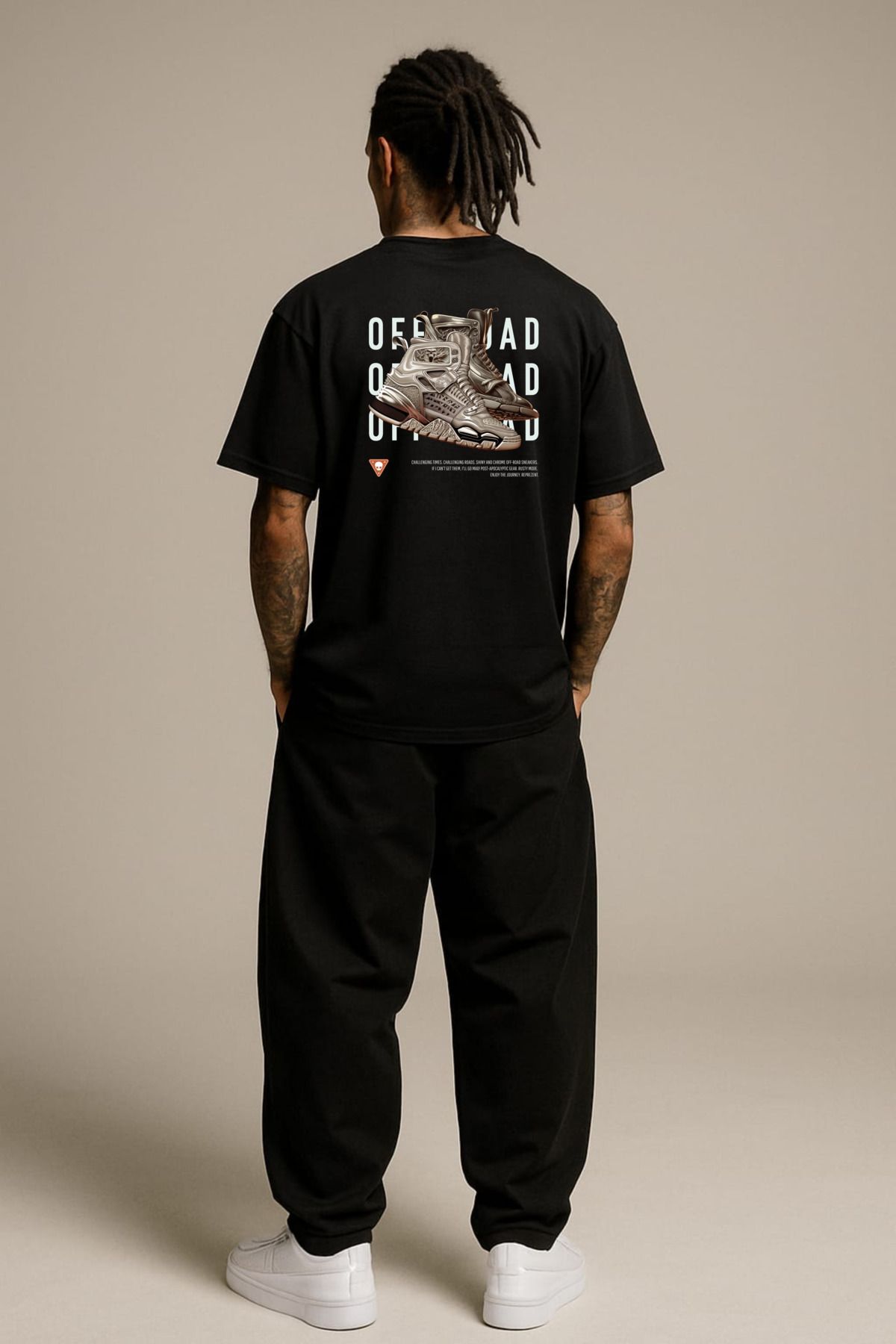 MAYK STREETWEAR OVERSIZE TSHIRT - UNISEX OFF ROAD BASKILI TSHIRT