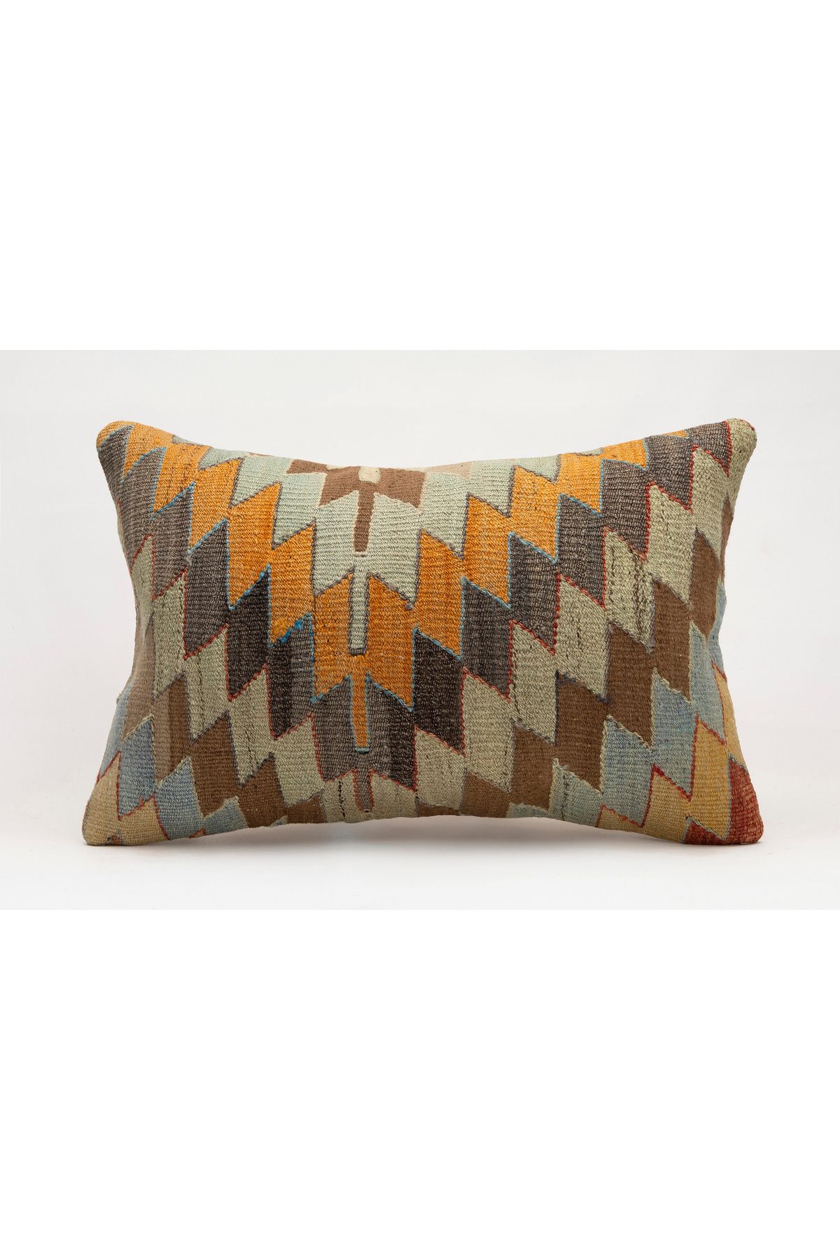 Kilim Whole Sale El Yapımı Kilim'den Yapılmış Vintage Yastık Kırlent Kılıfı, 40x60 cm