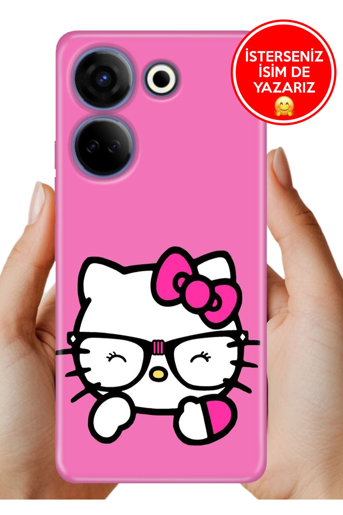 TECNO Camon 20 Pro 4G Kılıf Desenli Baskılı Kamera Korumalı ZRR Silikon KittyGo