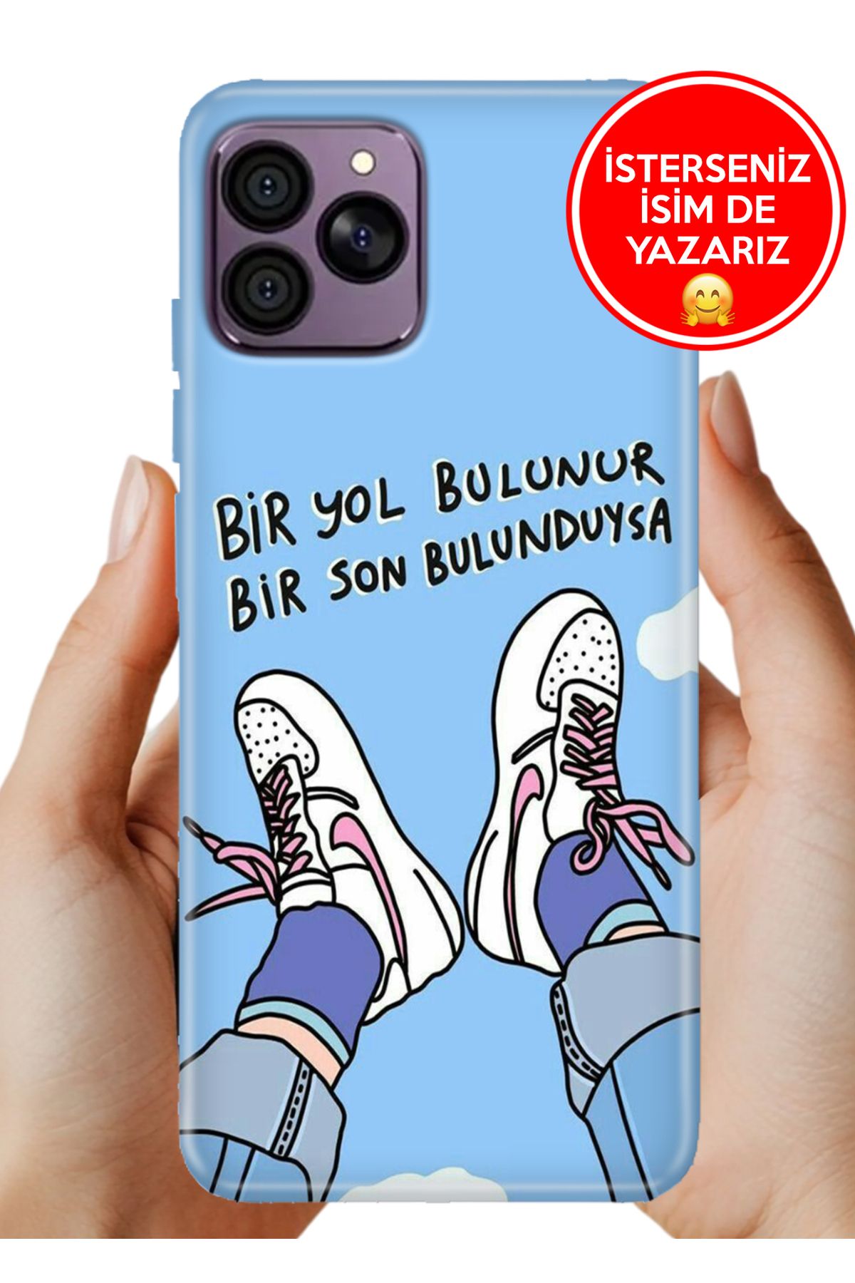 Hikıng A41 Kılıf Cekuform Desenli Art Silikon Bir Yol Bulunur