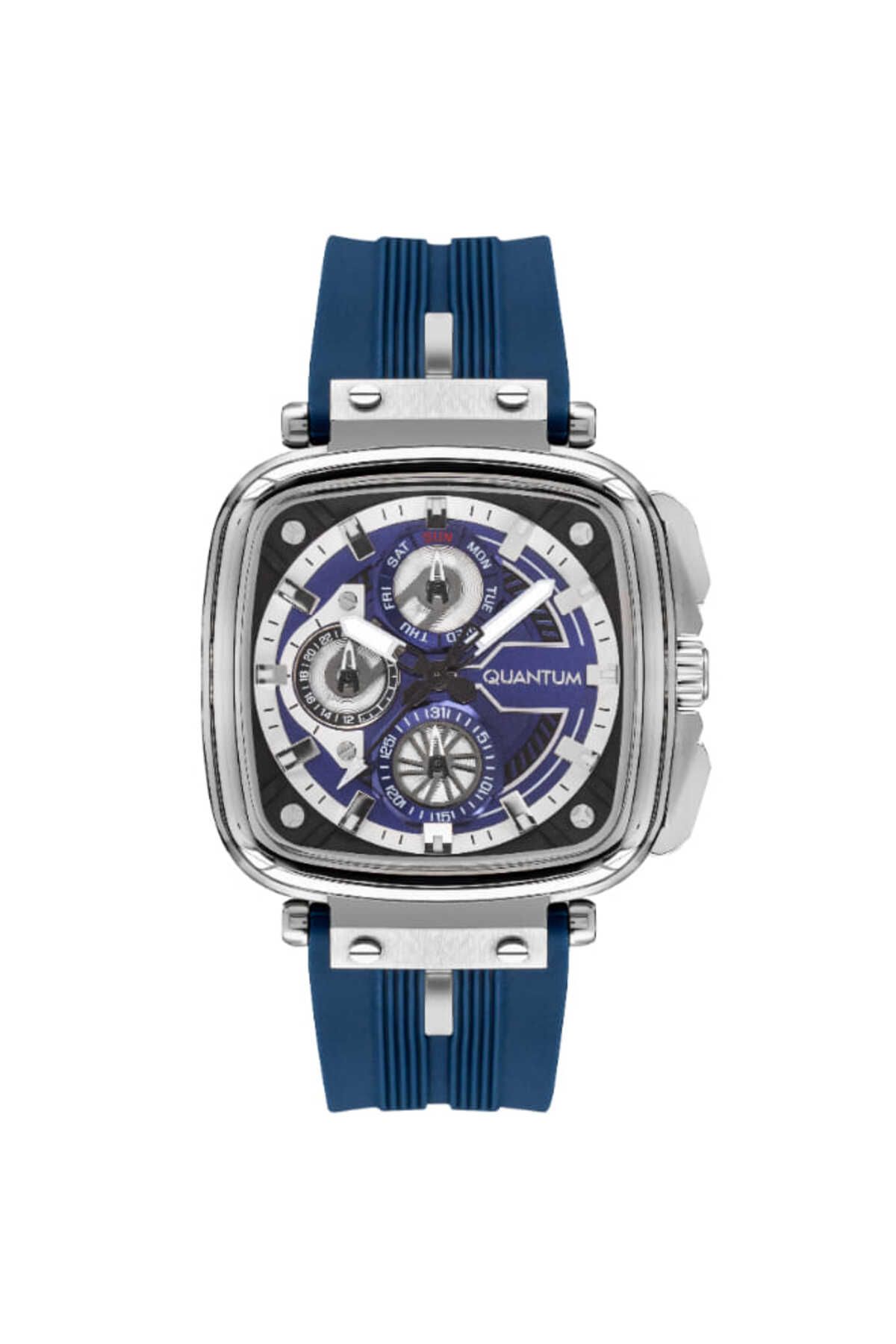 Quantum-Quantum Men's Multi Function Black Dial Watch - PWG1014.059 1