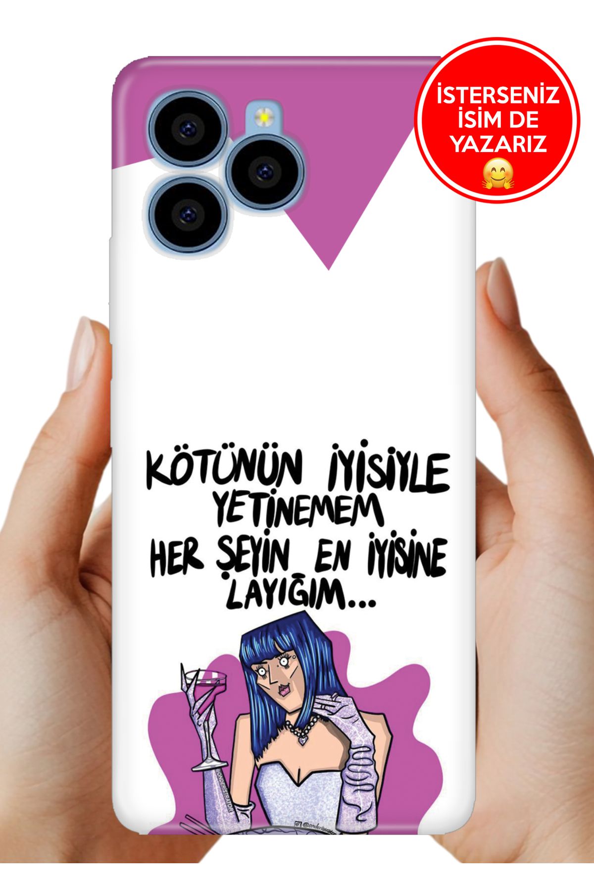 omix X6 Uyumlu Kılıf Kamera Korumalı Full Desen Arka Silikon Kötünün İyisi
