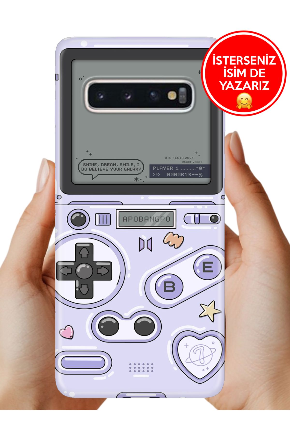 Cekuonline Samsung Galaxy S10+ Plus Kılıf Gamer 144