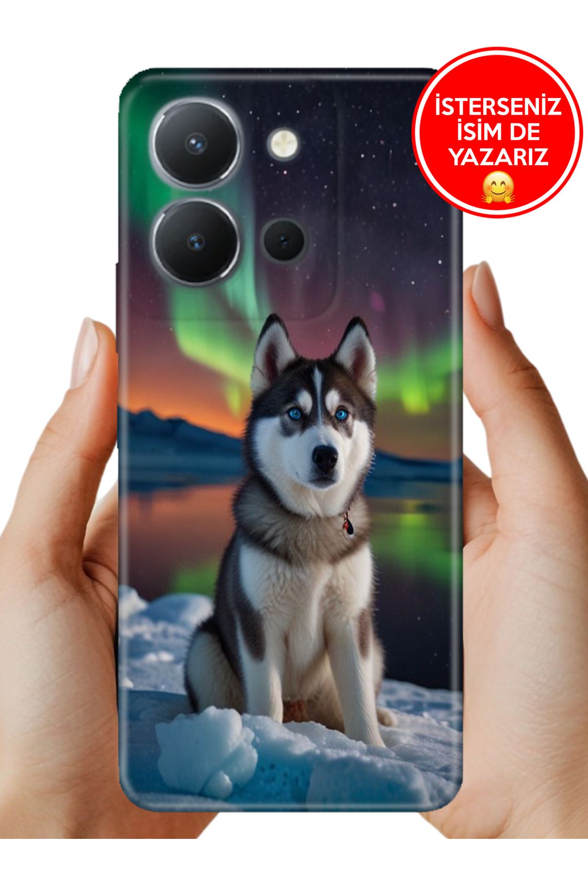 Cekuonline Vivo Y36 Uyumlu Kılıf 6.64" 0.35 mm Resimli Silikon Husky Artwall