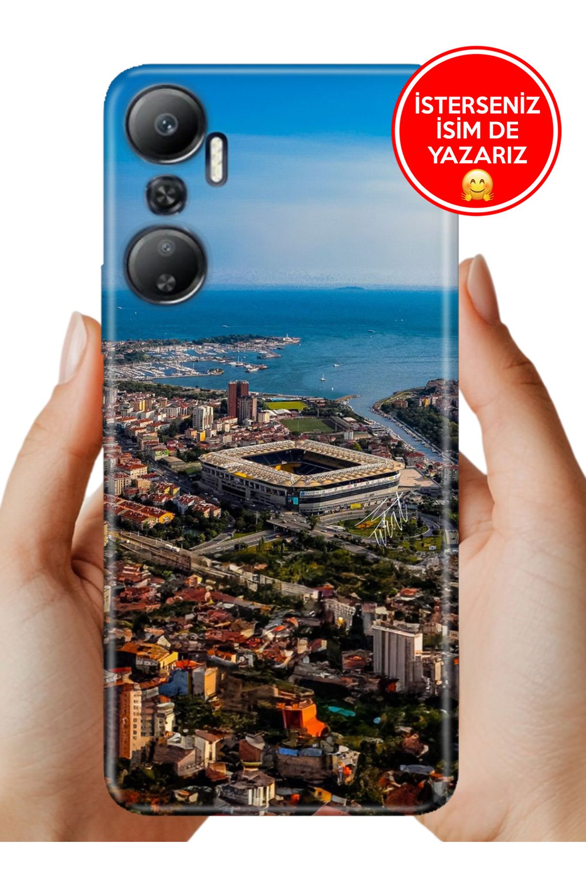 Cekuonline İnfinix Hot 20 Kılıf Desenli Baskılı Kamera Korumalı ZRR Silikon Manzaraya Bak
