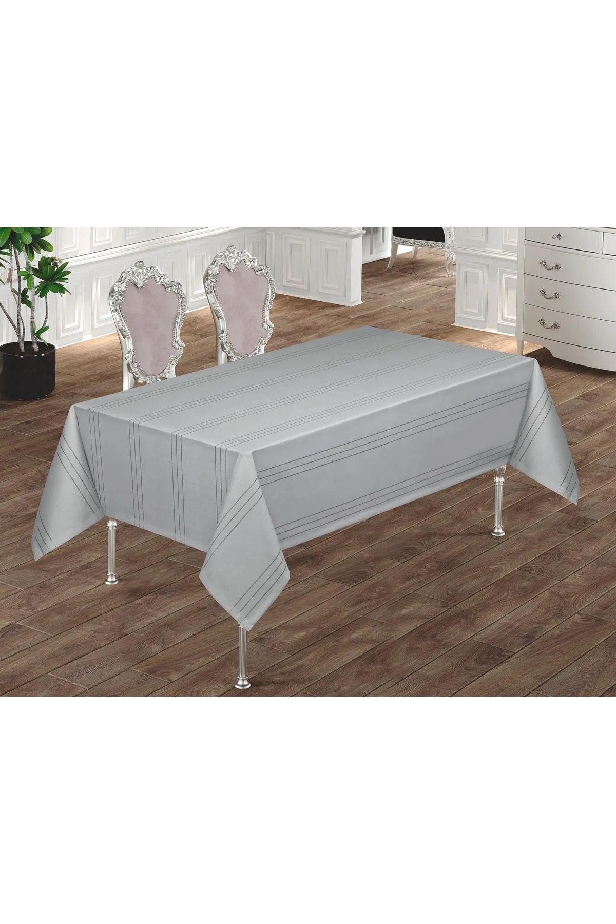 Ypc COLBER ÇİZGİLİ MASA ÖRTÜSÜ DERTSİZ 150x210 CM