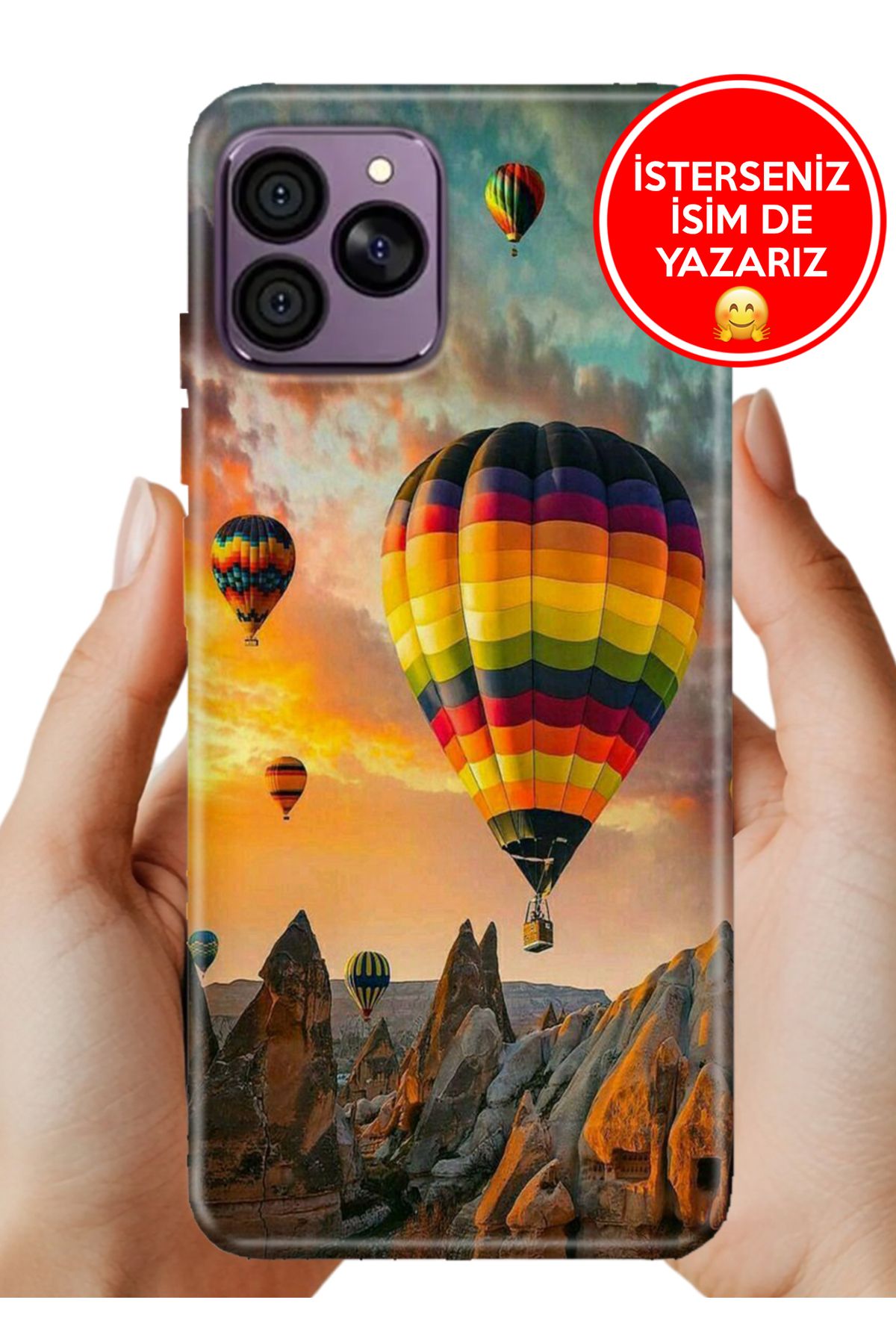 Hikıng A41 Kılıf Baskılı TR-Üretim Kapak Silikon Ürgüp