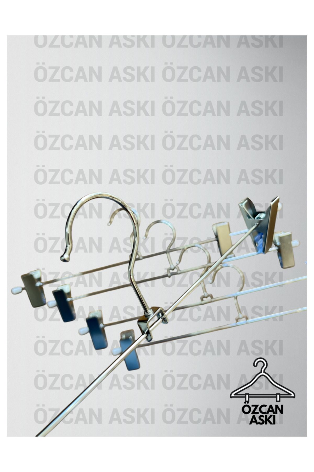 OZC 10 ADET LÜKS METAL ETEK PANTOLON ASKISI
