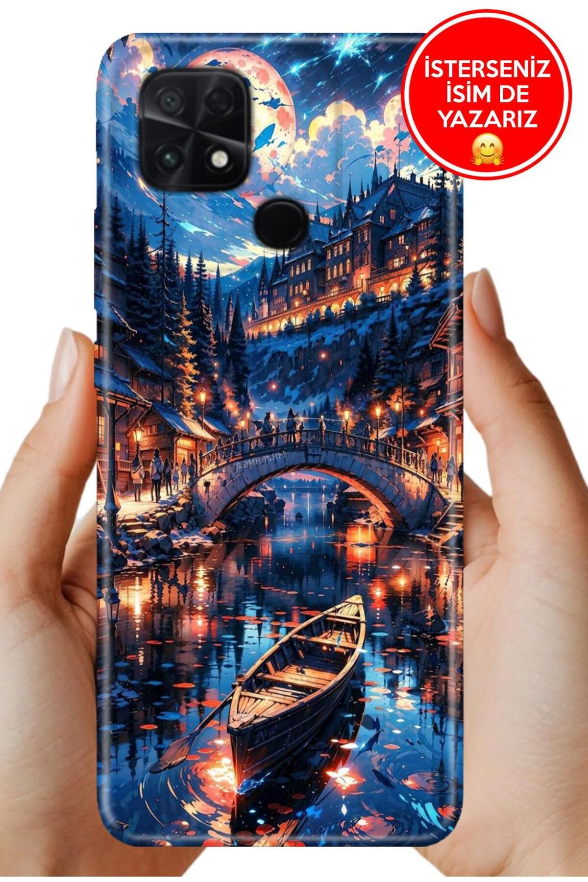 POCO C40 / Xiaomi Poco-C40 Kılıf Telefon Kılıfı Tasarım Kapak Venice Night