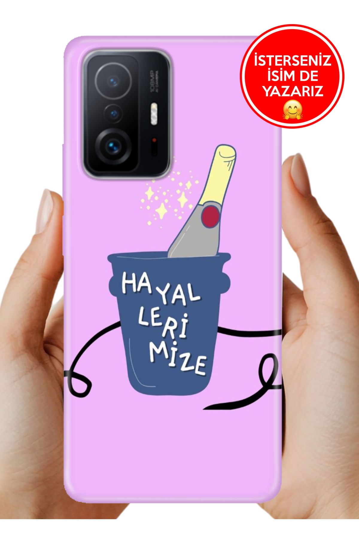 Cekuonline Xiaomi Mi 11T- 11T Pro Kılıf Desenli Baskılı Kamera Korumalı Silikon Hayallerimize