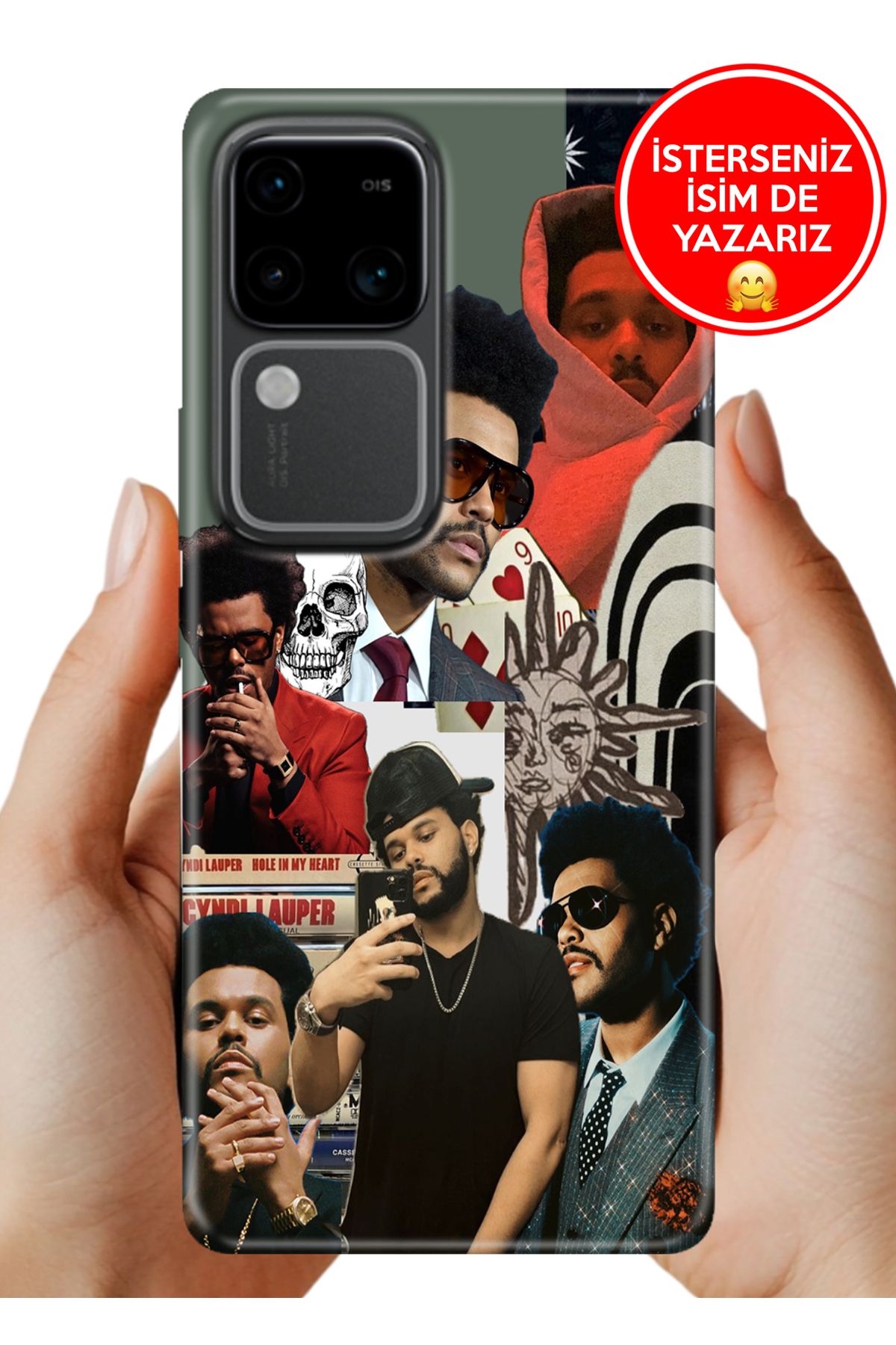 Cekuonline Vivo V30 Kılıf Telefon Kılıfı Tasarım Kapak Weeknd