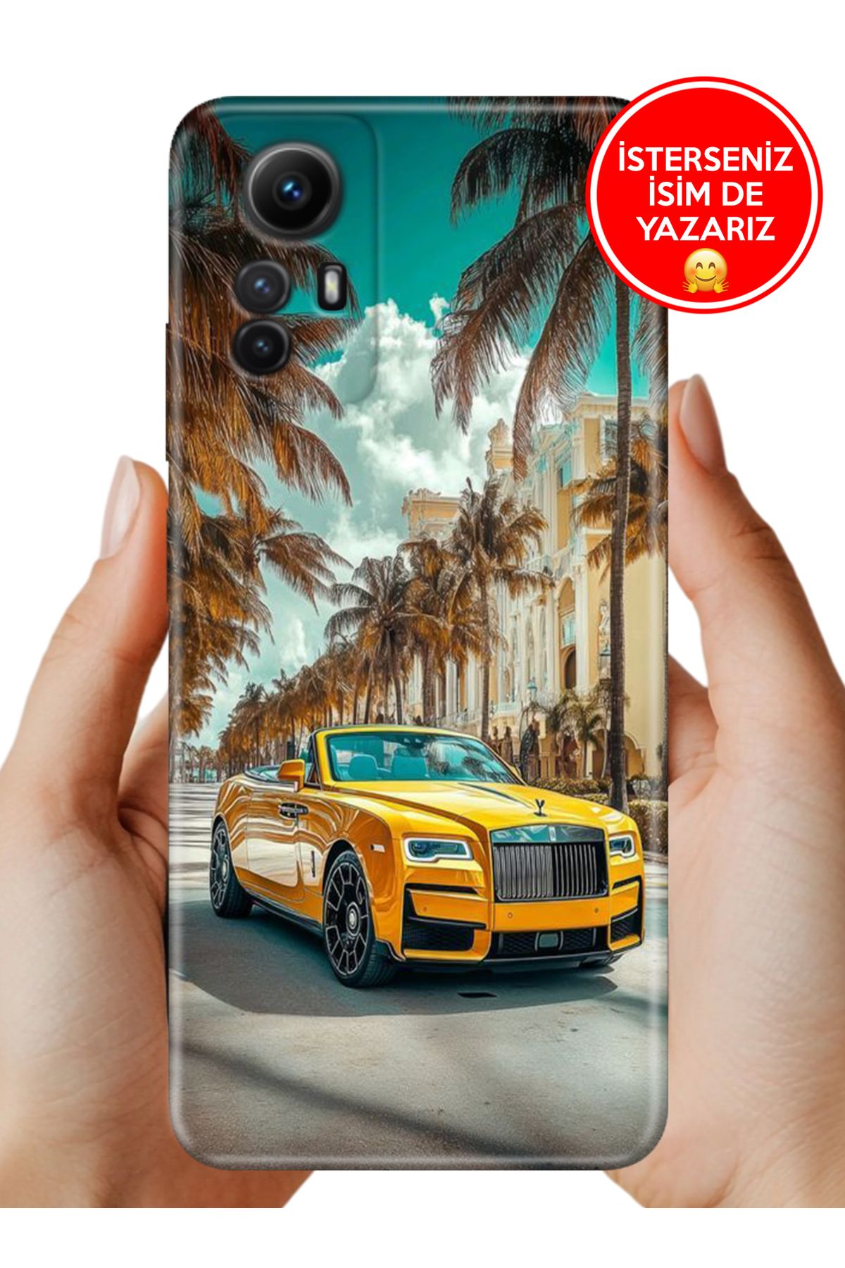 Cekuonline Mi Redmi Note 12s Xiaomi Kılıf Desenli Baskılı Kamera Korumalı ZRR Silikon Rolls