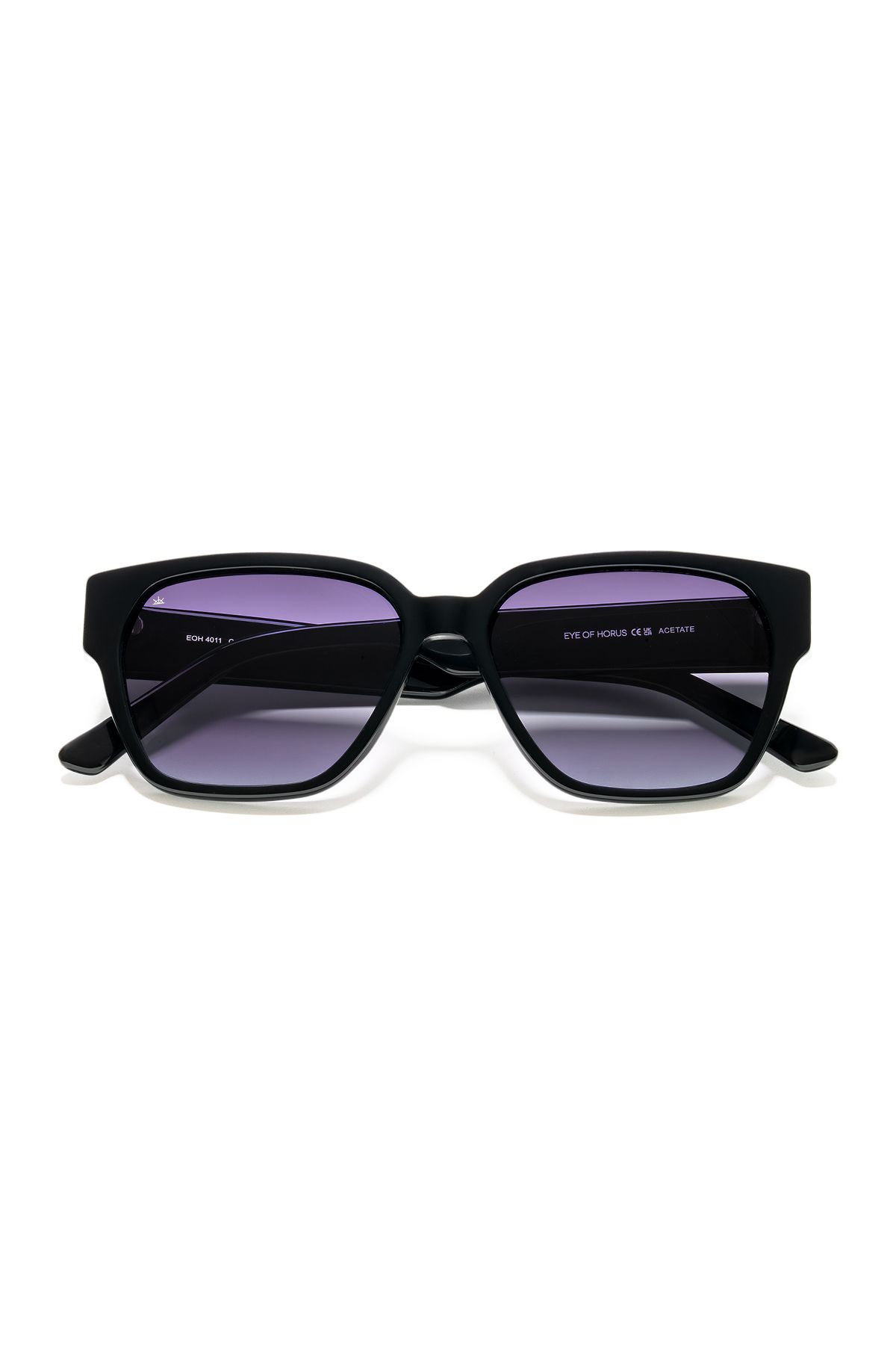 EYE OF HORUS EOH4011 C1 Siyah Asetat Unisex Güneş Gözlüğü