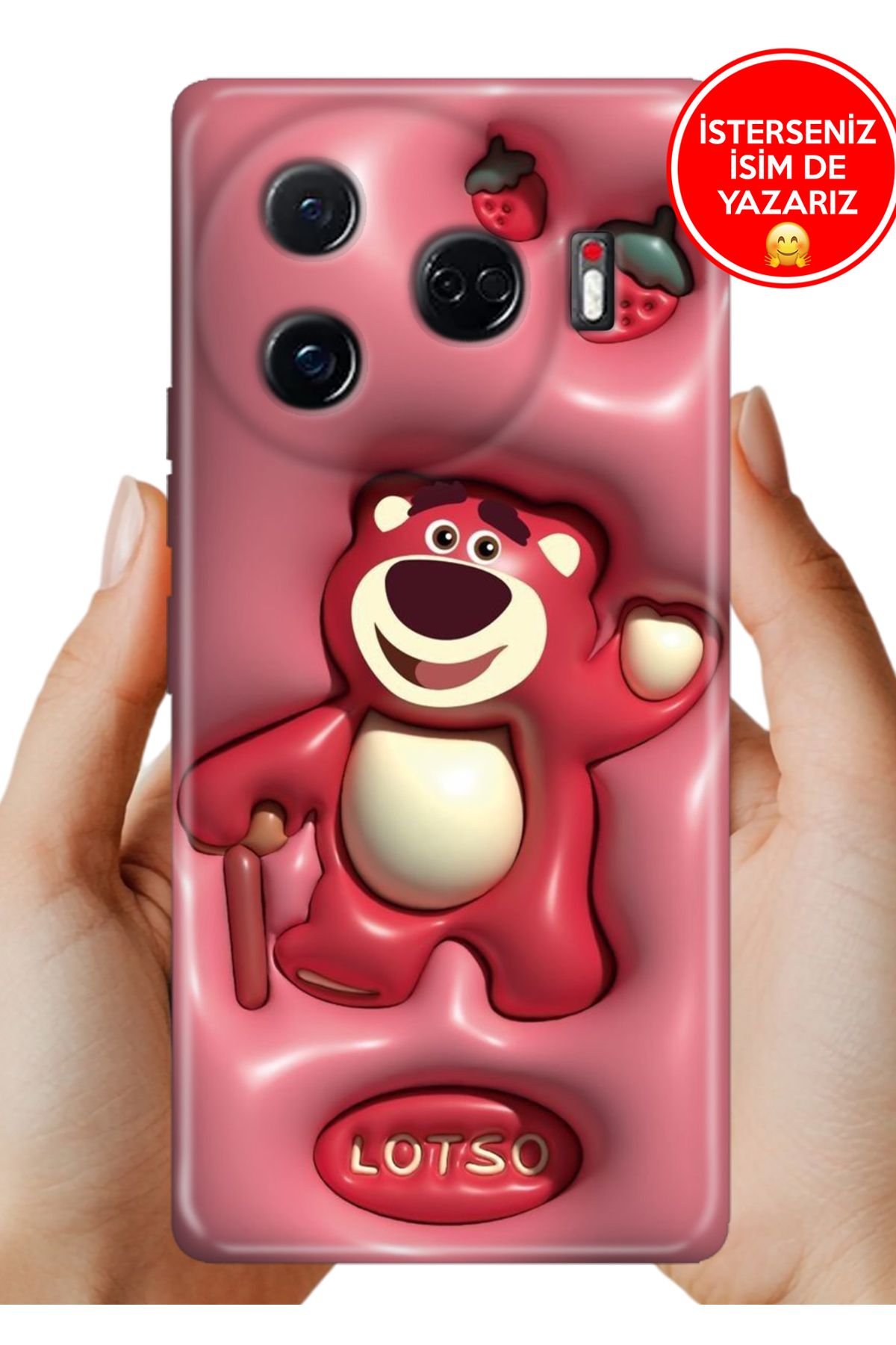 TECNO Camon 30 Pro Kılıf Desenli Baskılı uyumlu  Kamera Korumalı ZRR Silikon Lotso