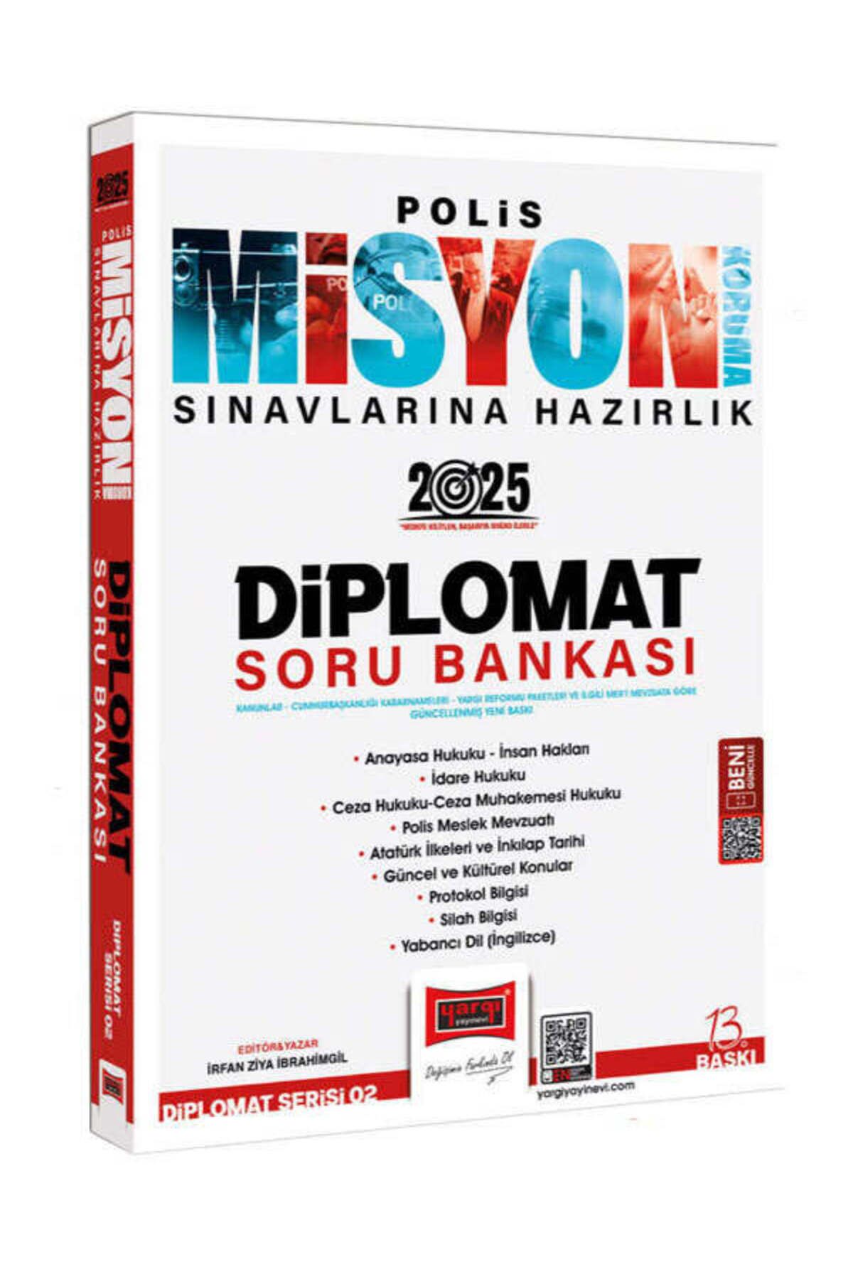 Yargı Yayınları Yargı Yayınları 2025 Polis Misyon Sınavlarına Hazırlık Diplomat Serisi Diplomat Soru Bankası