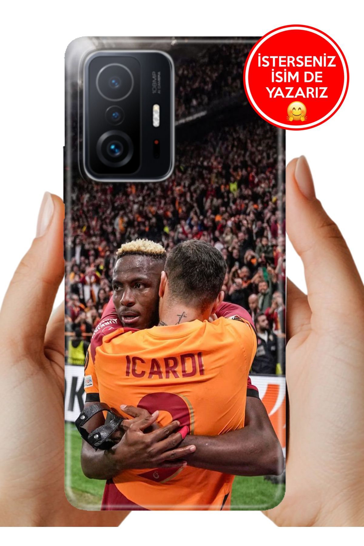 Cekuonline Xiaomi Mi 11T- 11T Pro Kılıf Telefon Kılıfı Tasarım Kapak Victor ve Mauro