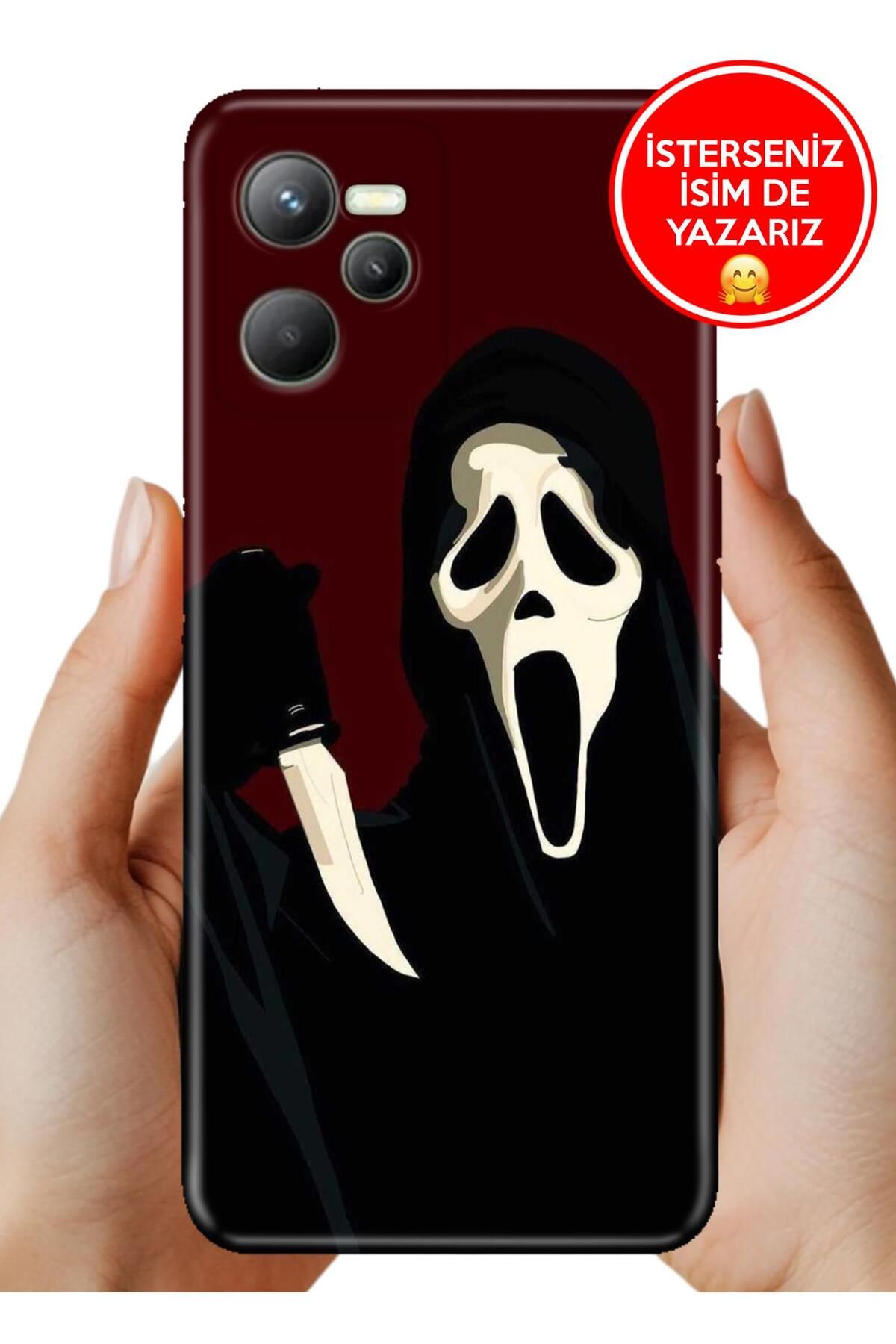 realme C35 Kılıf Tam Rubber Esnek Silikon Full Koruma ScreamFilm