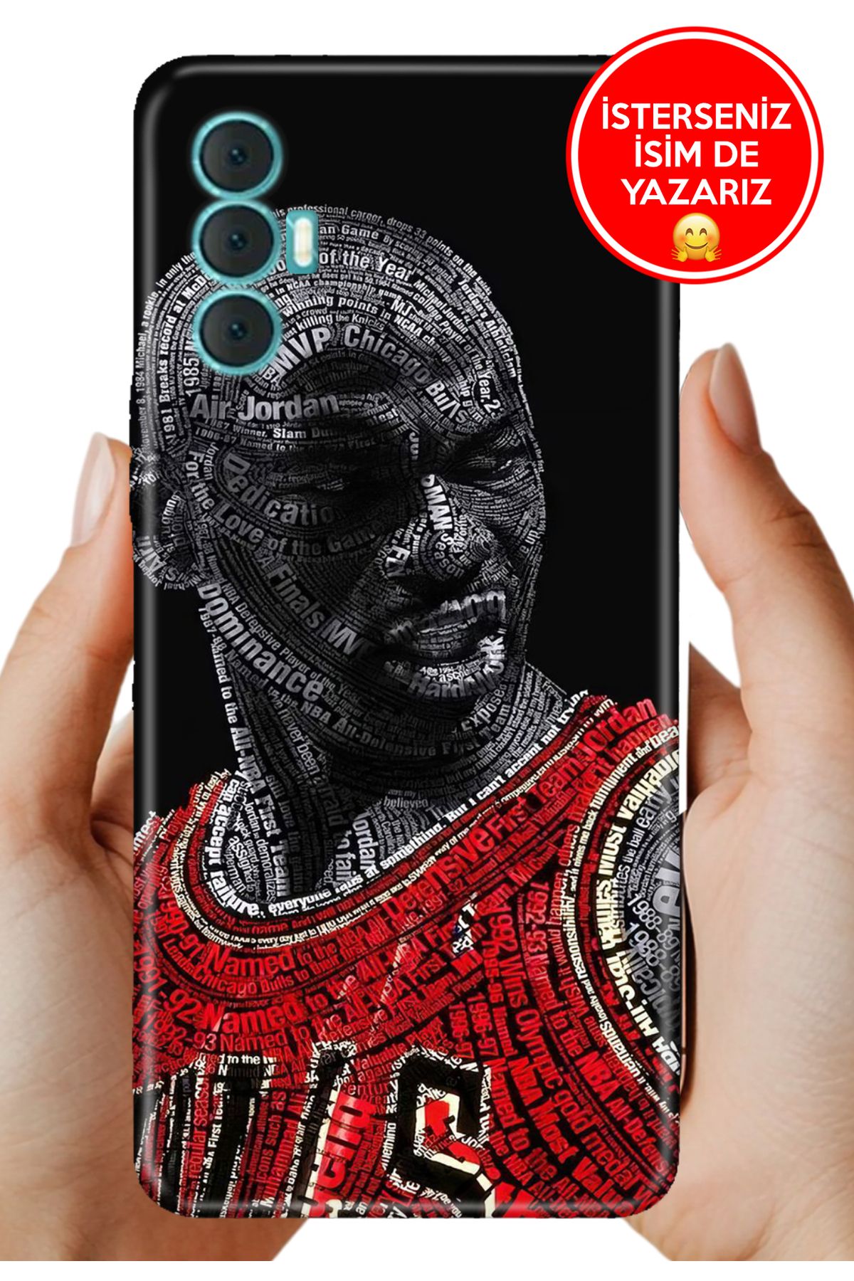 TECNO Spark 8 Pro Kılıf 0.35 mm Resimli Silikon Jordan23