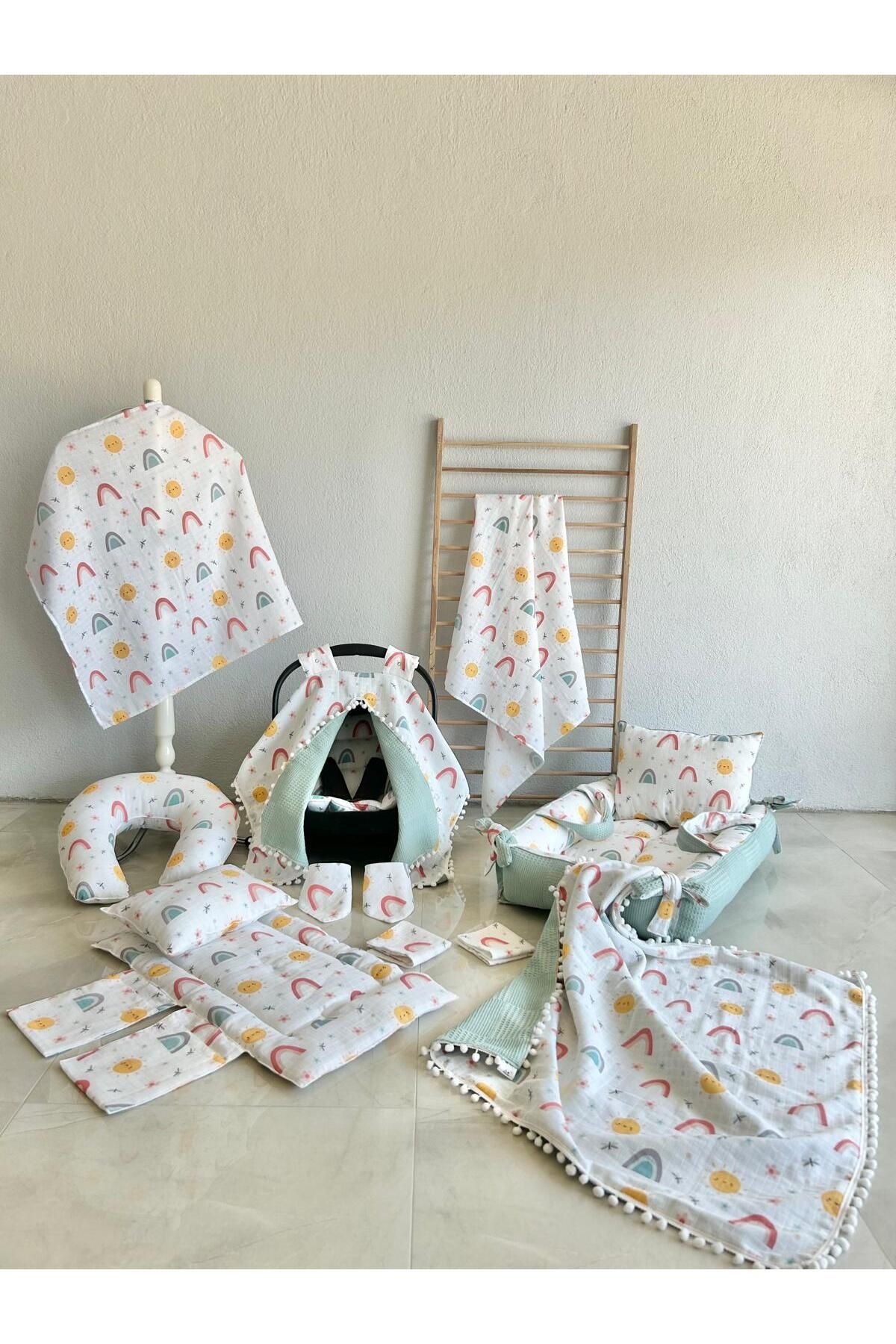 Aras Collection 14 Parça Muslin Set