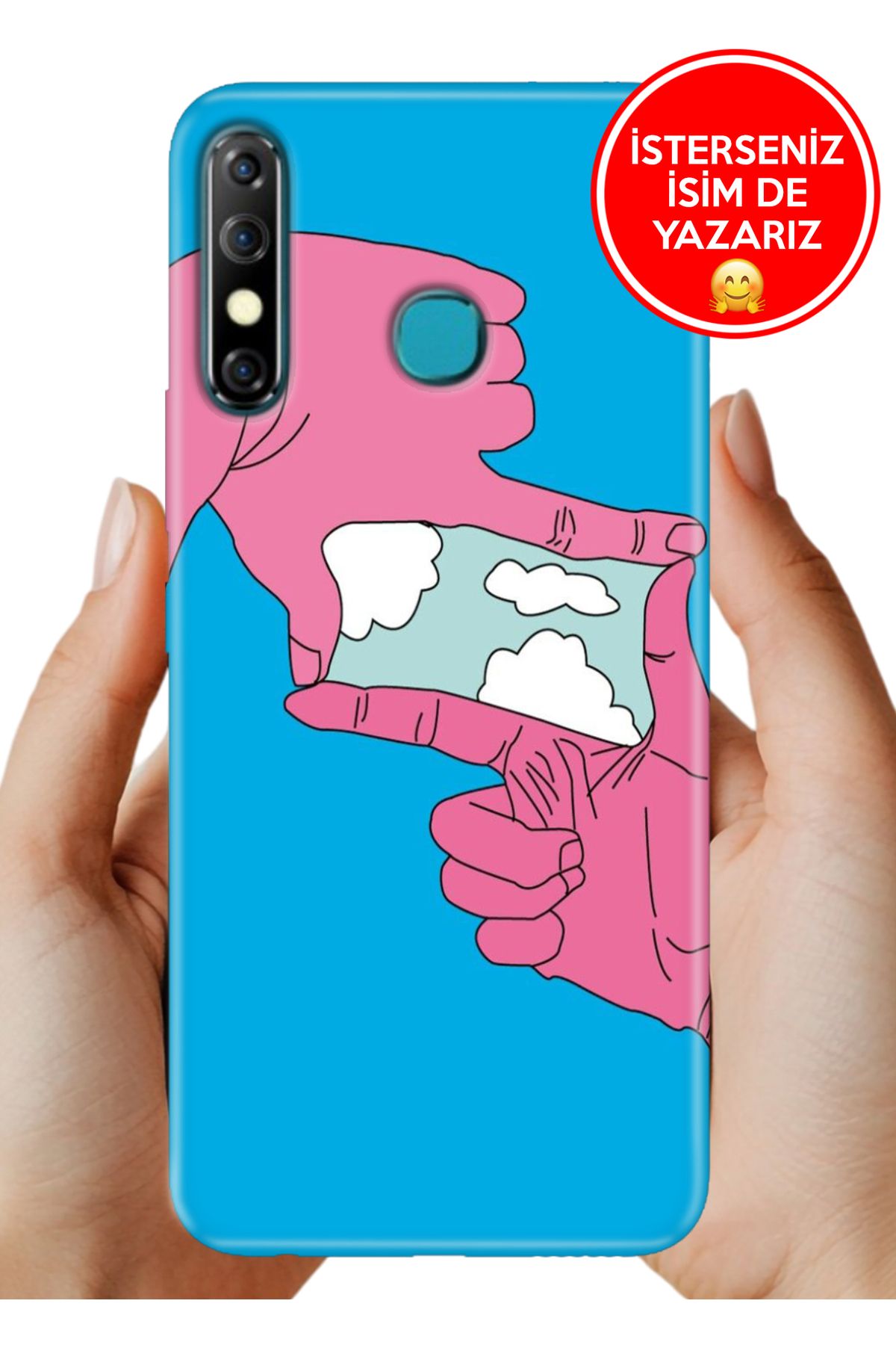 Cekuonline İnfinix Hot 8 Kılıf Freedooom