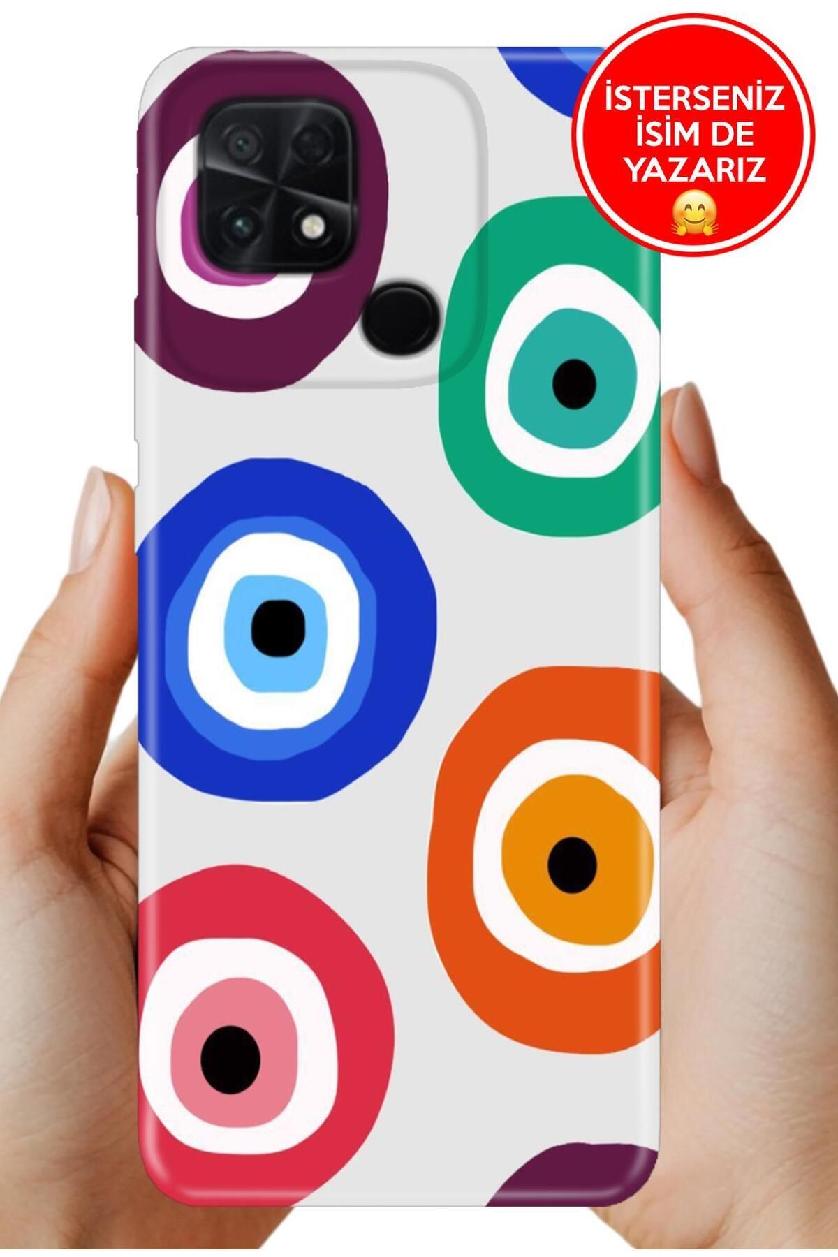 POCO C40 / Xiaomi Poco-C40 Kılıf Baskılı Yerli Üretim Kapak Silikon Nazarlıklar