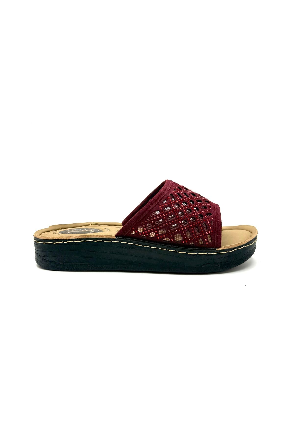 İYİSİNDEN SHOES Günlük kadın terlik ortopedik iç dikişli fuspetli