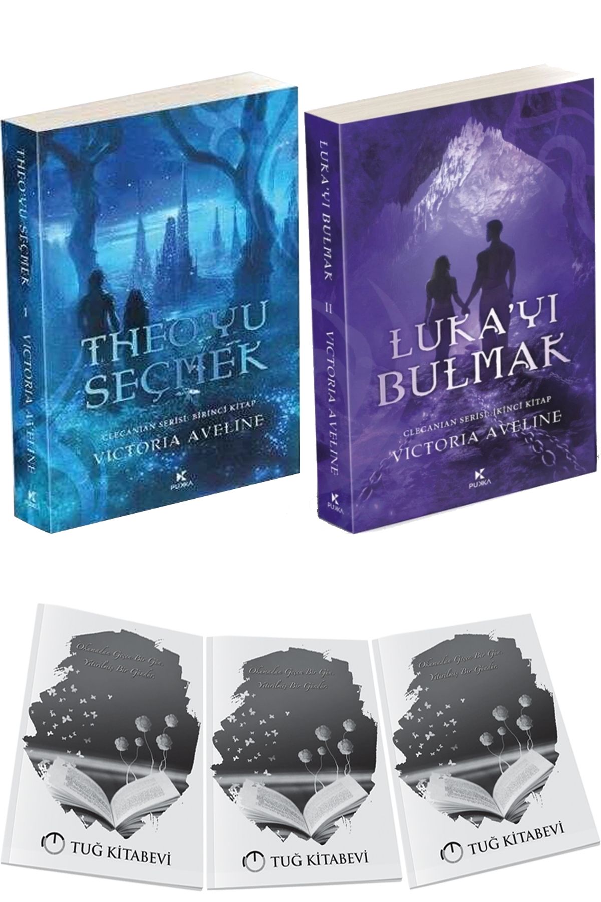 Pukka yayınları Theo'yu Seçmek ve Luka'yı Bulmak Karton Kapak 2li Set Victoria Aveline + Hediyeli