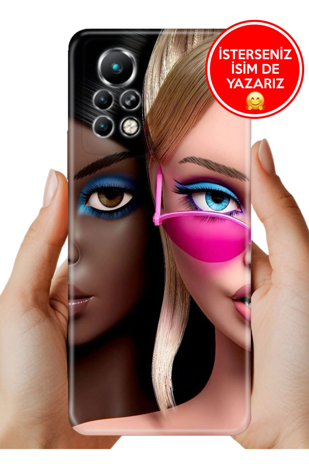 Cekuonline İnfinix Note 11 Pro X697 Kılıf 0.35 mm Resimli Silikon Kankalar