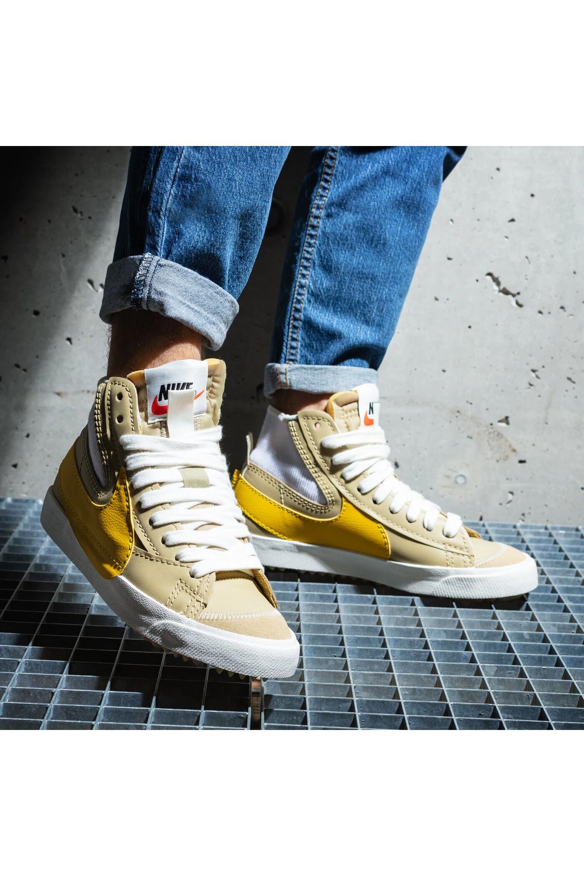 Nike Blazer Mid '77 Jumbo Hardal Spor Ayakkabı Sportie