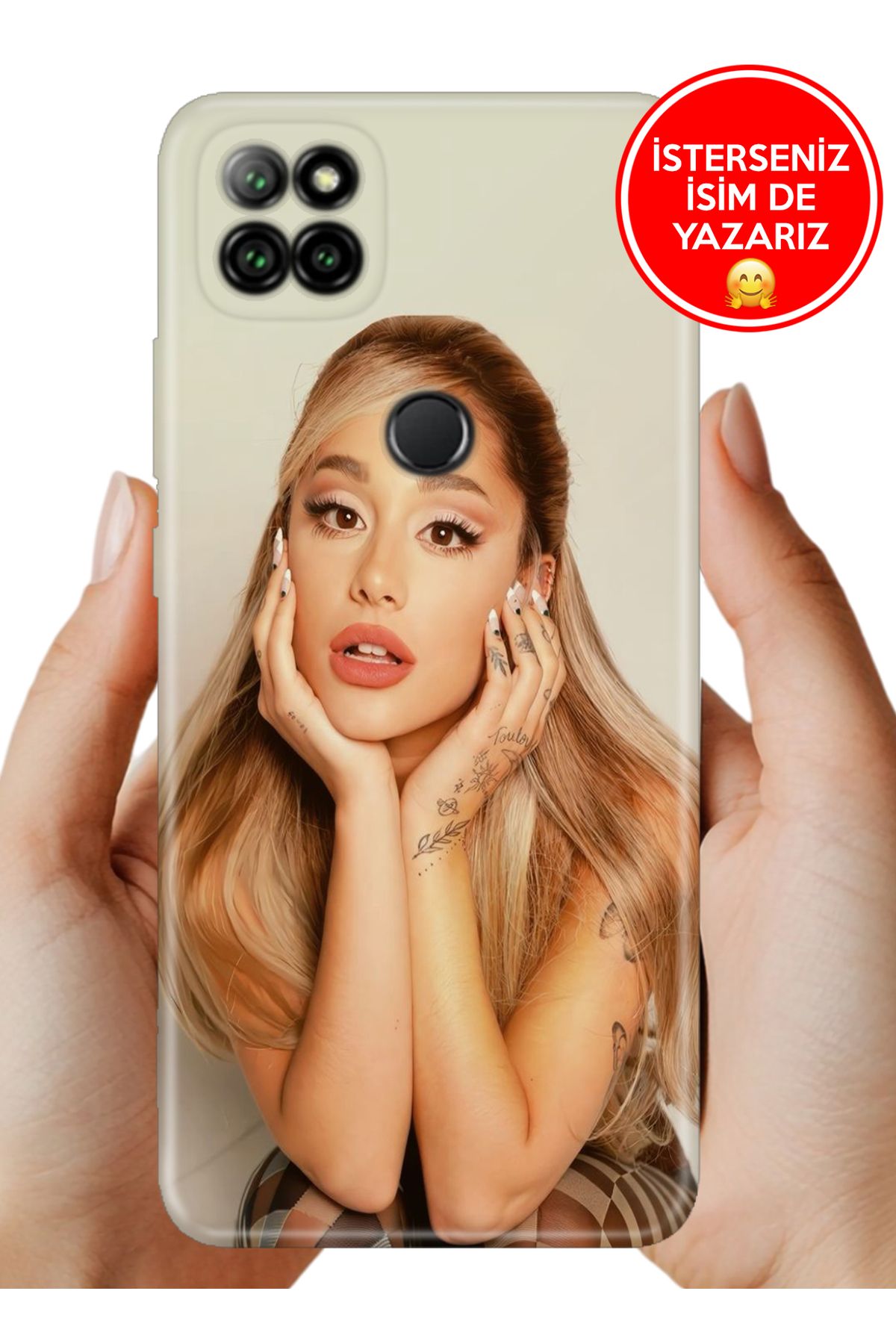 Cekuonline Casper Via E30 Kılıf UvBaskı Özel-Tasarım Silikon Ariana Art