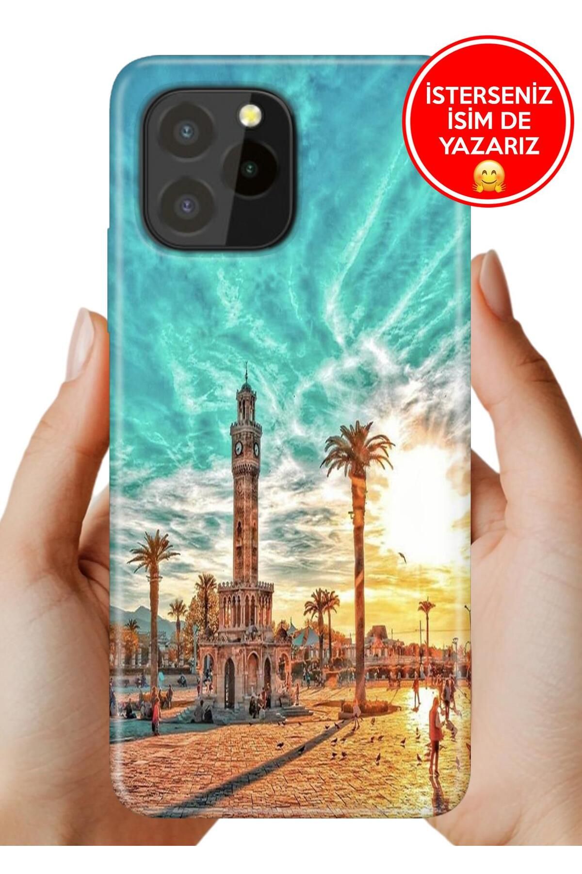 oukitel C21 Pro / Plus Kılıf 0.35 mm Resimli Silikon İzmirim
