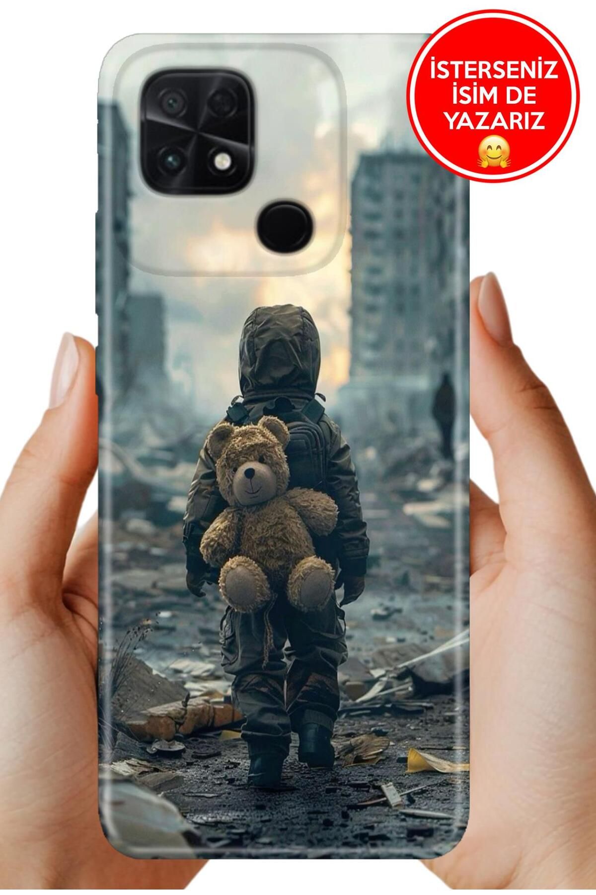 POCO C40 / Xiaomi Poco-C40 Kılıf Tam Rubber Esnek Silikon Full Koruma Savaşa Hayır