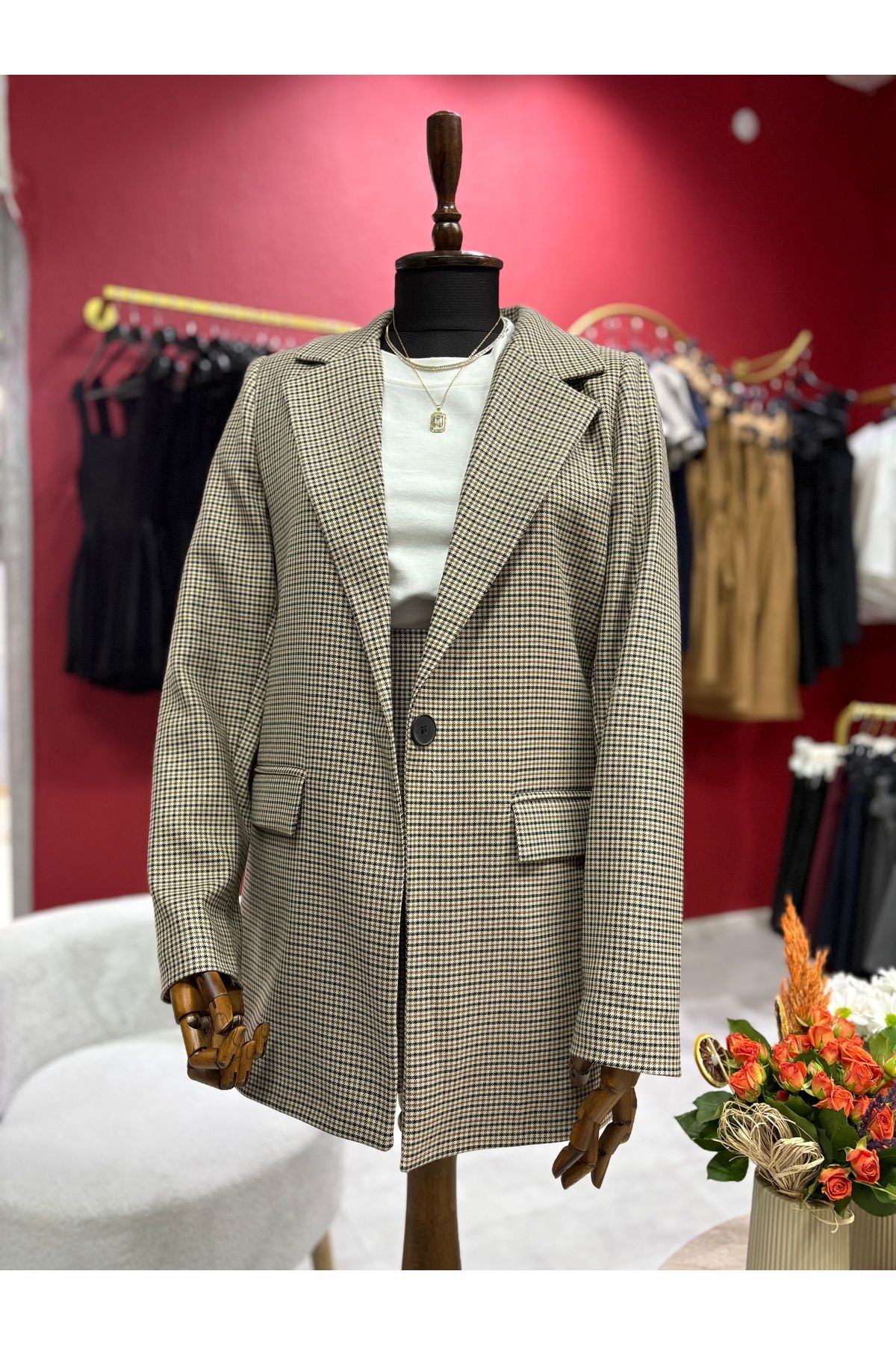 SİSU BOUTIQUE Ekose Alt Üst Takım